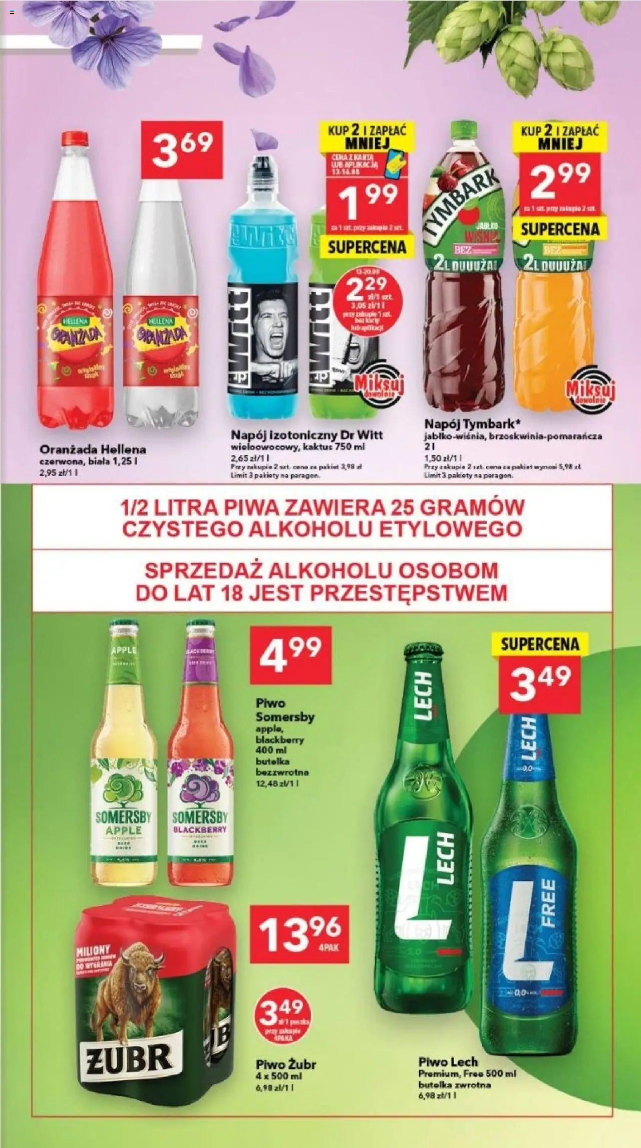 Lewiatan gazetka - Lublin od 13.08.2025 | Strona: 7 | Produkty: Piwo żubr, Piwo Somersby, Piwo, Somersby