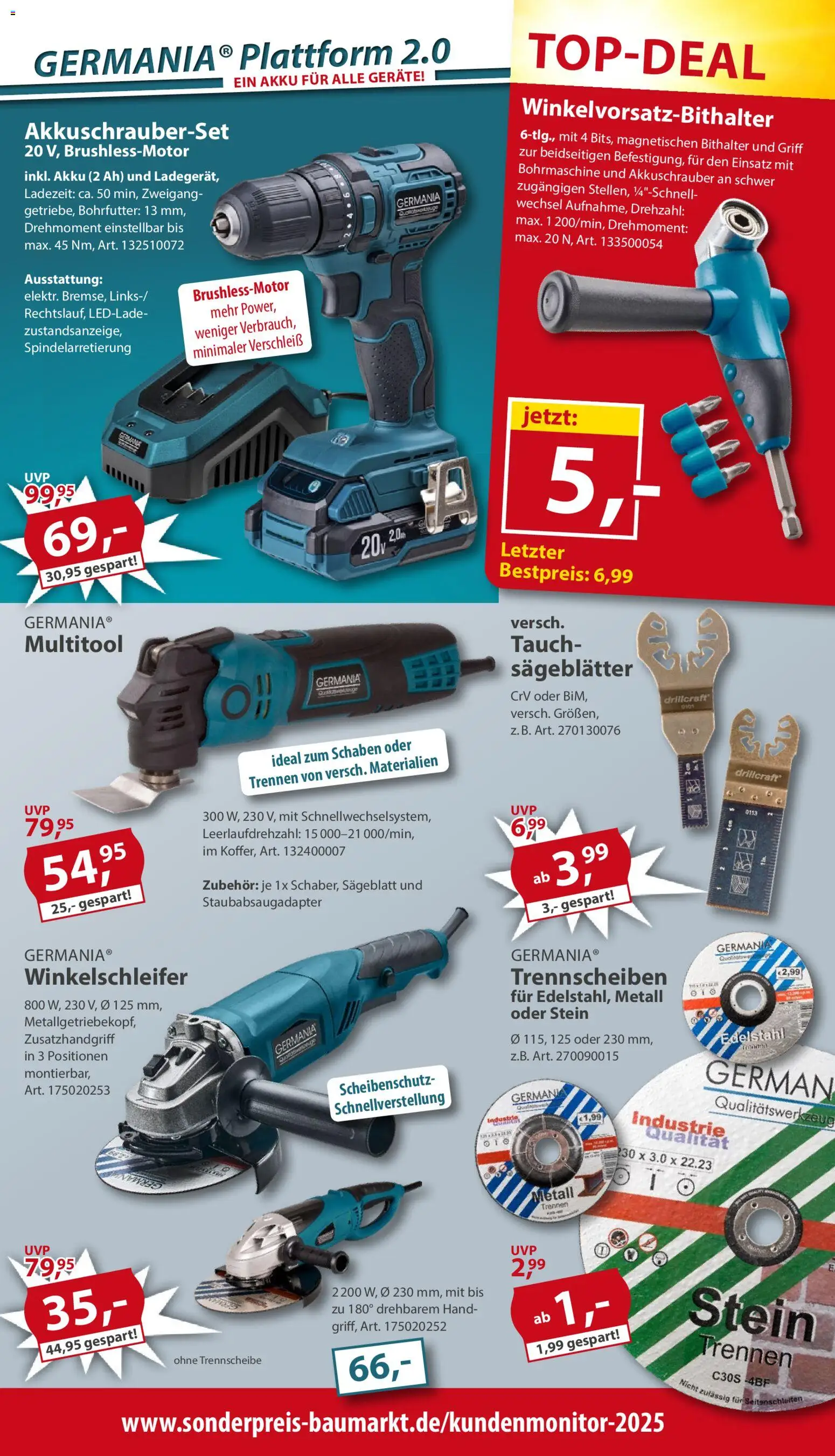 Sonderpreis Baumarkt Prospekt 	 – gültig ab 07.03.2026 | Seite: 13 | Produkte: Akkuschrauber