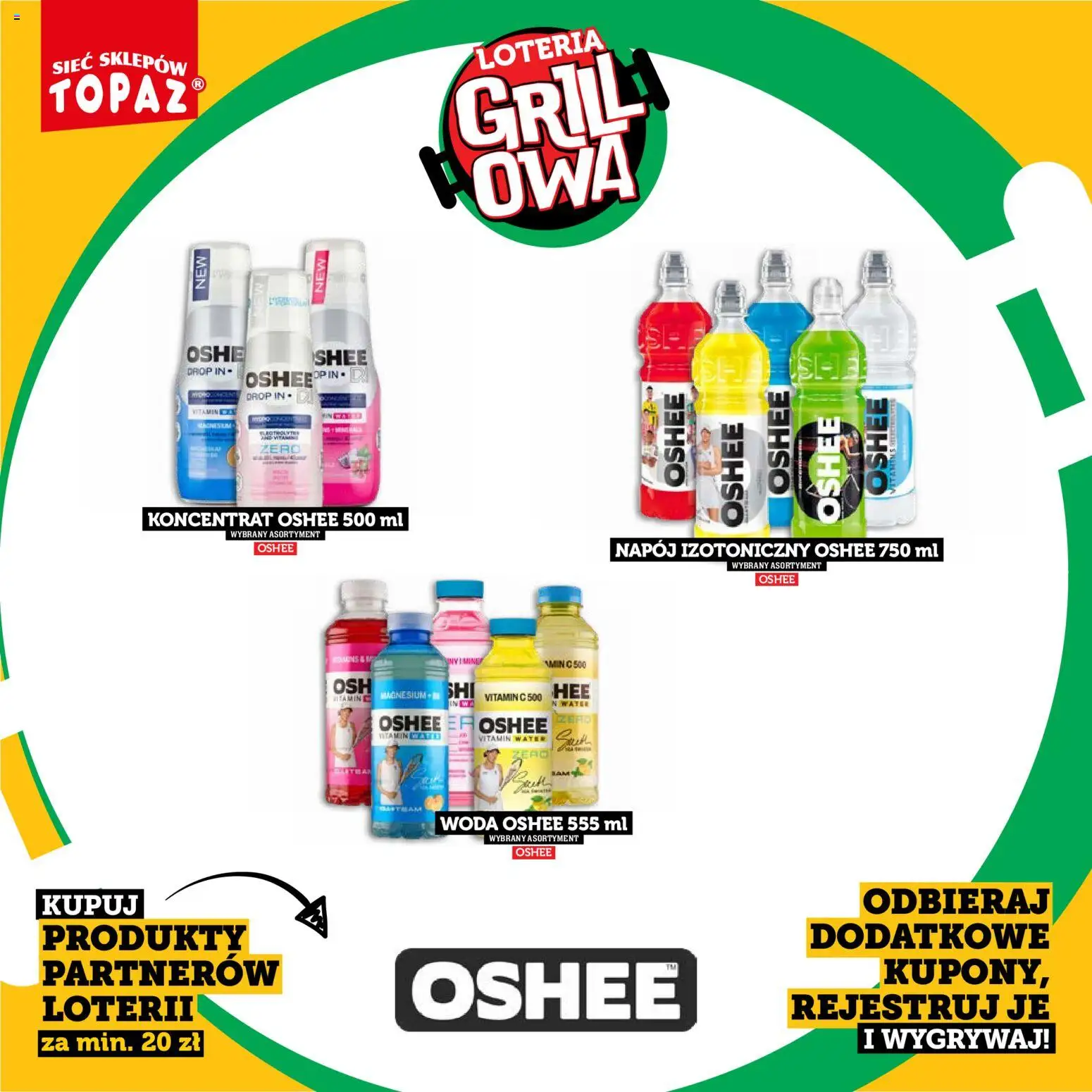 Topaz gazetka - Kupuj, Grilluj I Wygrywaj od 20.04.2026 | Strona: 52 | Produkty: Grill, Woda
