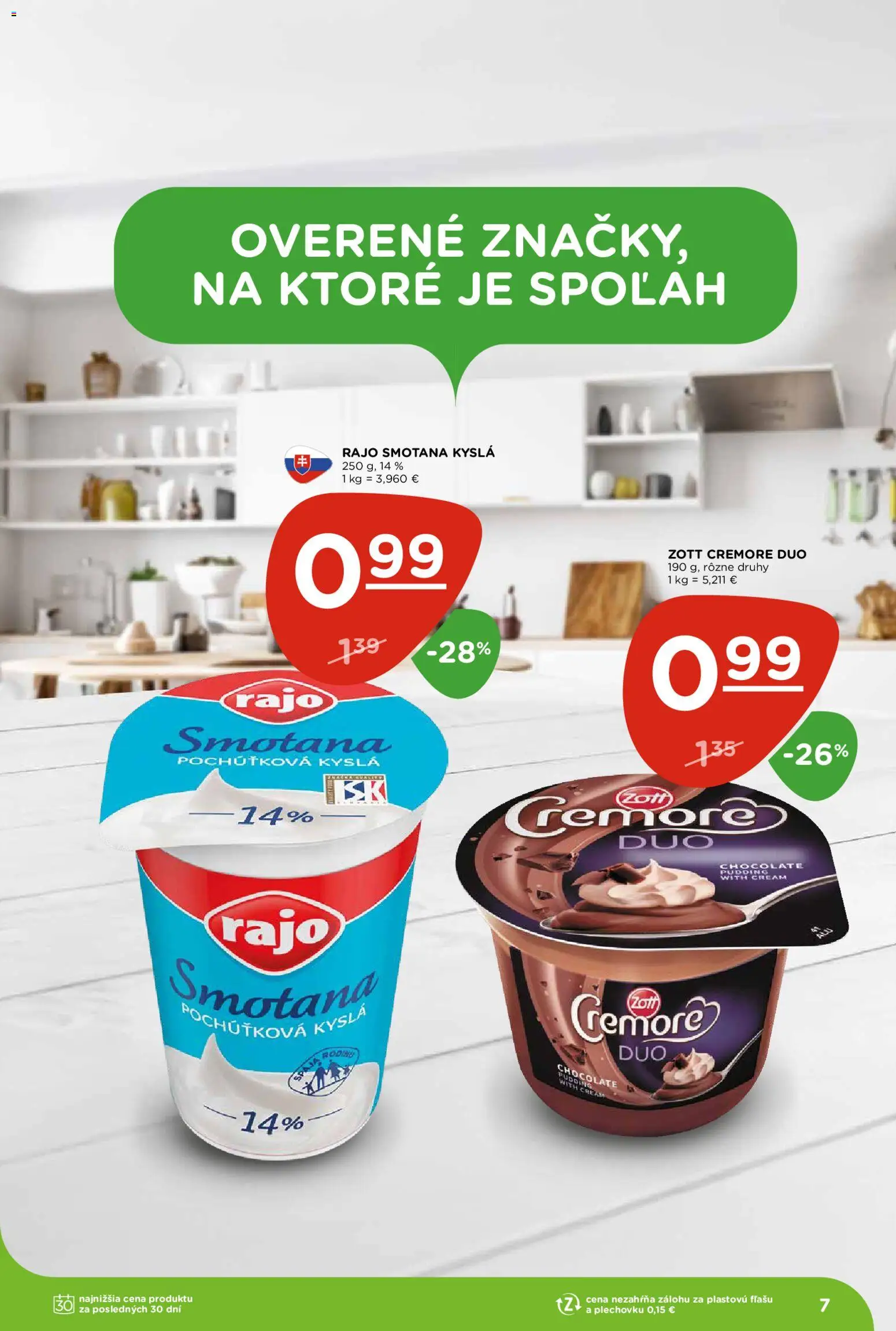 Nové Terno akcie – leták je platný od 19.02.2026 | Strana: 7 | Produkty: Smotana