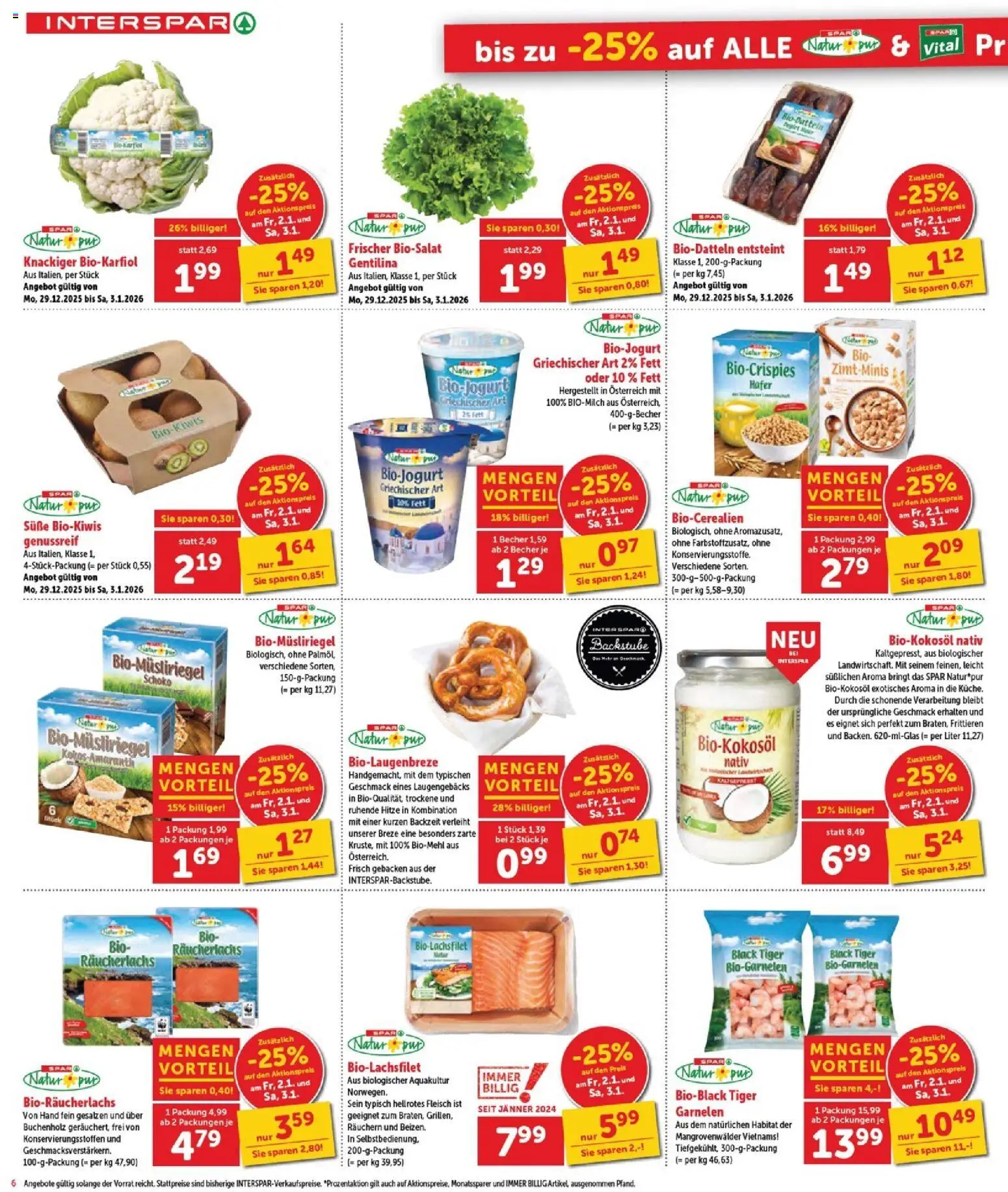 Interspar Flugblatt - Burgenland gültig ab 02.01.2026 | Seite: 6