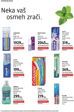 DM Drogerie katalog - pregled DM Drogerie kataloga - važi od 01.02.2026 | Strana: 20 | Proizvode: Colgate, Krema, Četkica za zube, Tečnost za ispiranje usta