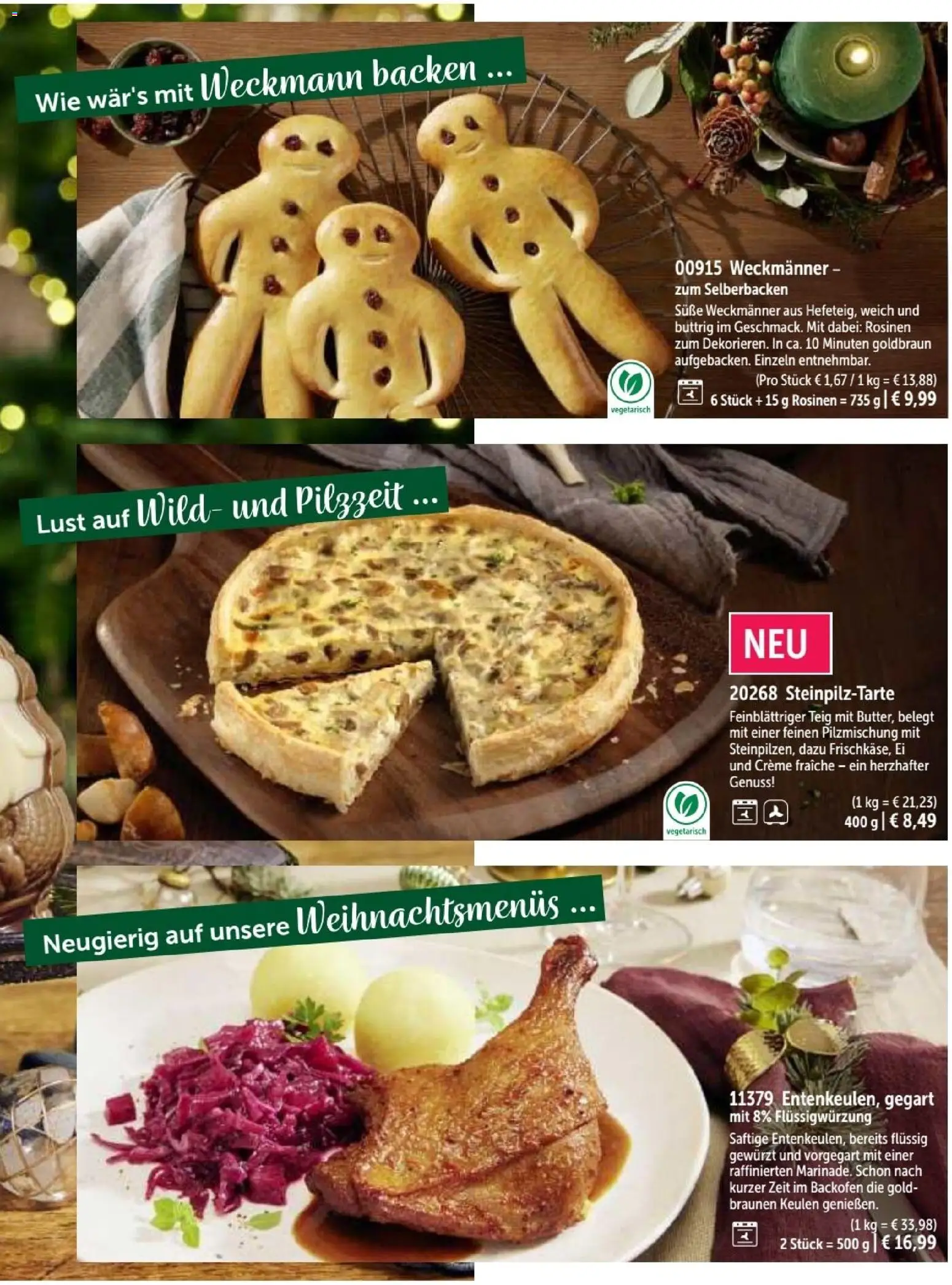 Bofrost Weihnachten 2025 – gültig ab 23.10.2025 | Seite: 3 | Produkte: Creme, Rosinen, Backofen