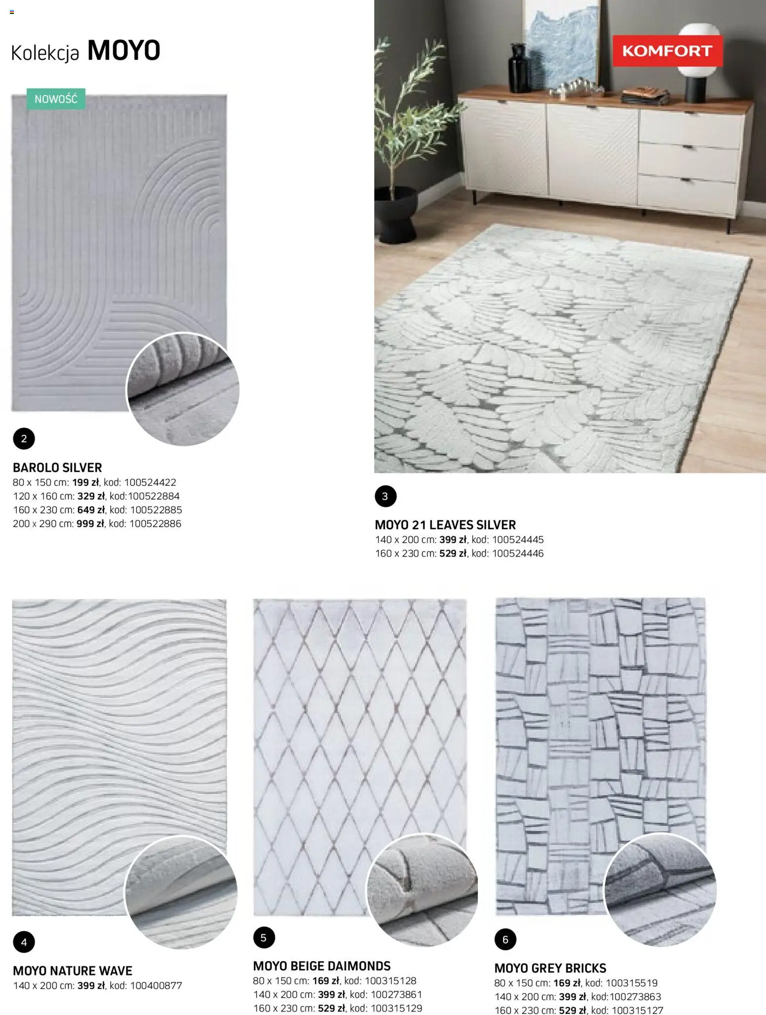 Komfort gazetka - Katalog dywanów od 17.03.2026 | Strona: 87