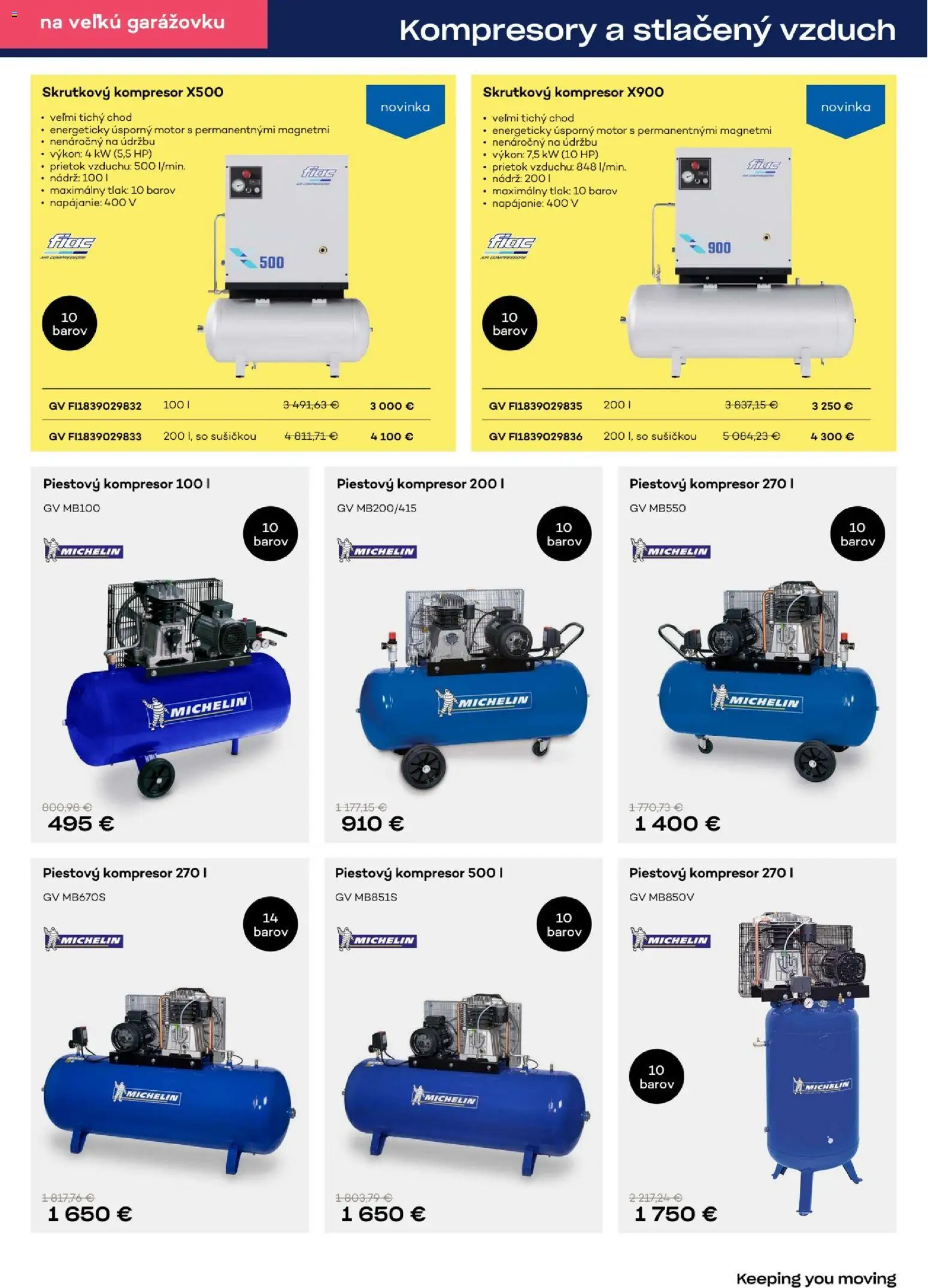 Nové Auto Kelly akcie – leták je platný od 17.11.2025 | Strana: 7 | Produkty: Kompresor