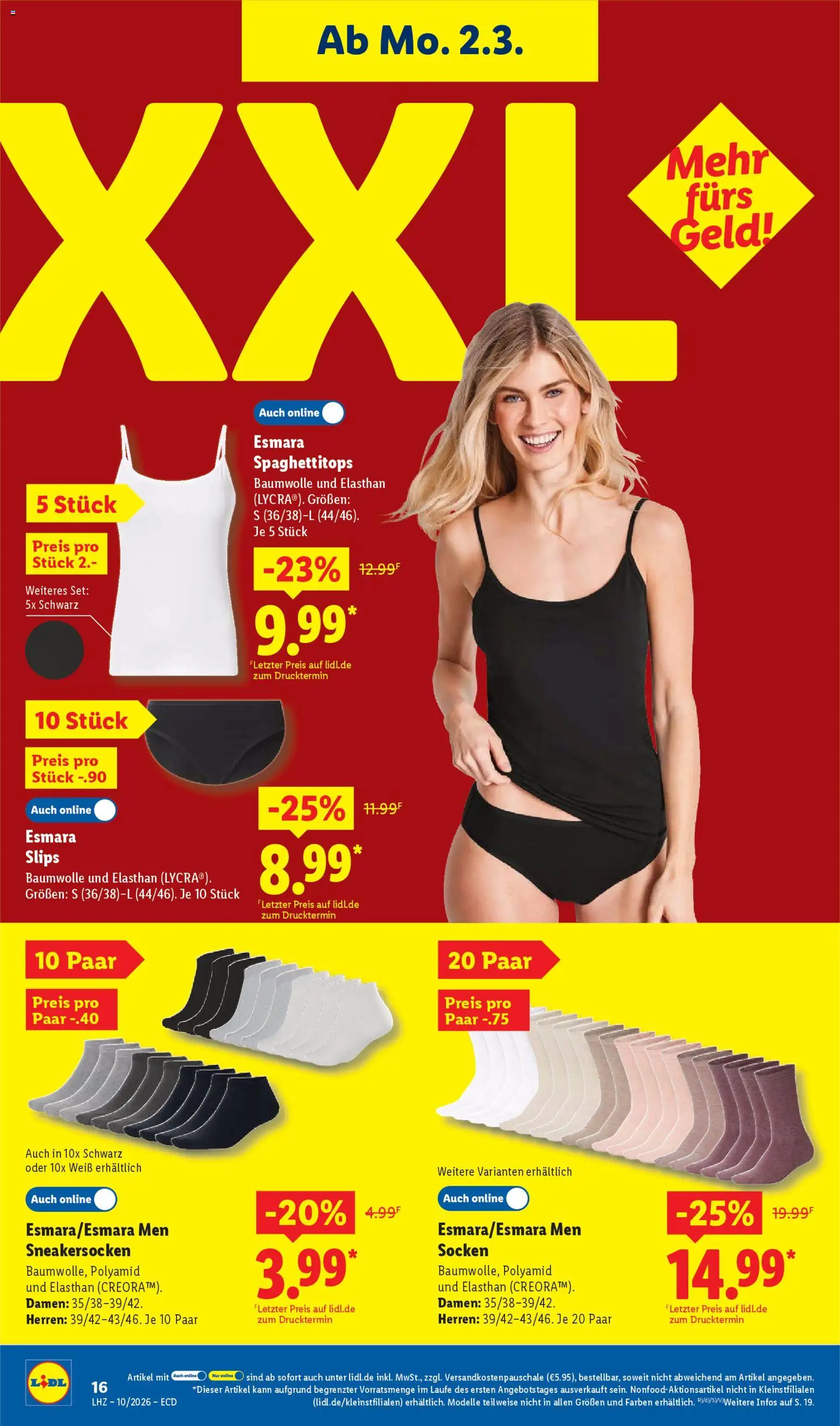 Lidl - Prospekt – gültig ab 02.03.2026 | Seite: 34 | Produkte: Socken