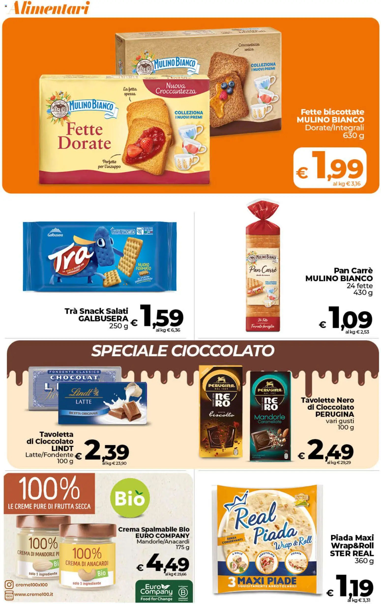 Volantino Ipercoop del 28.04.2026 | Pagina: 37 | Prodotti: Crema, Cioccolato, Frutta, Fette biscottate