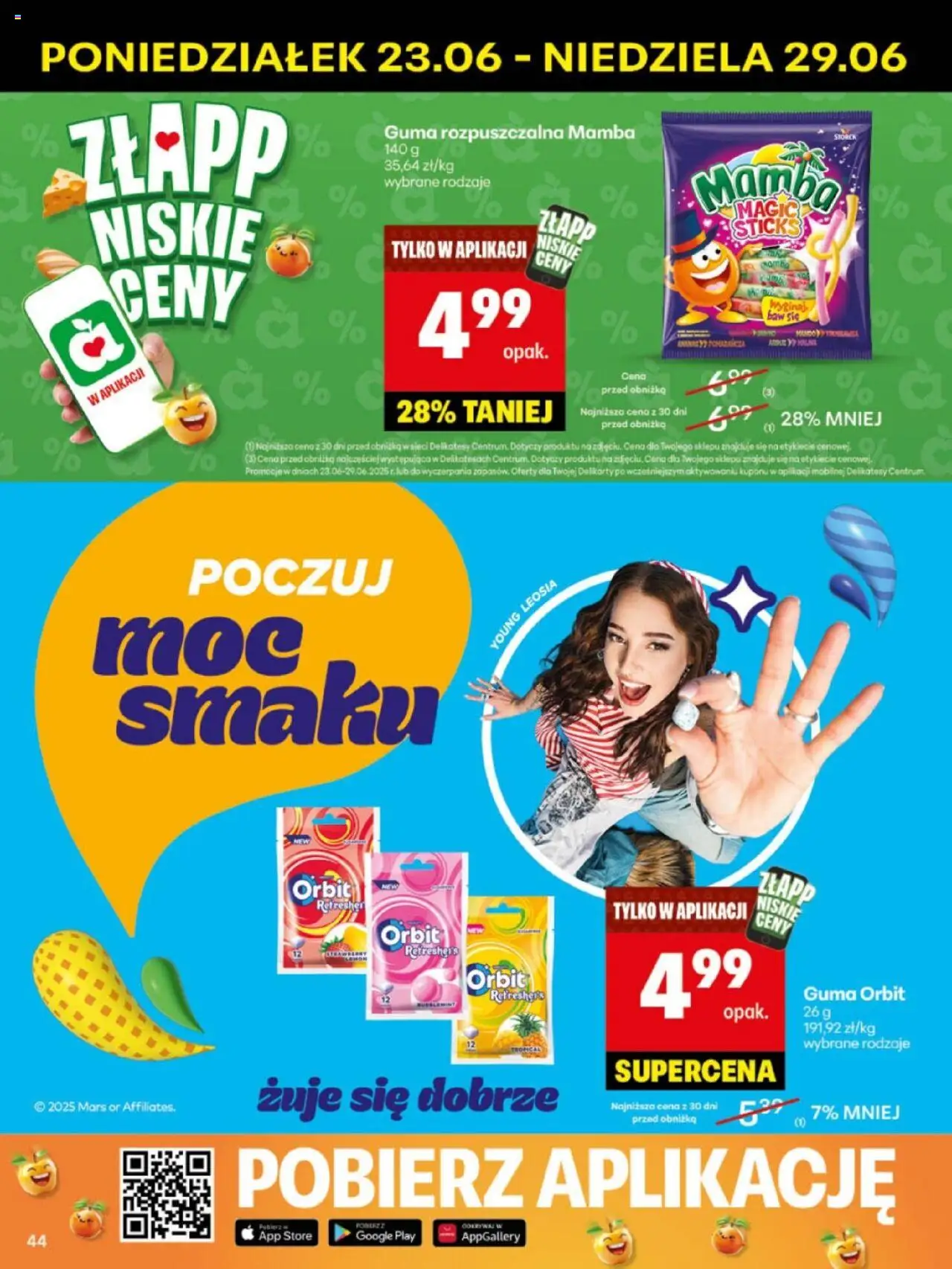 Delikatesy Centrum Gazetka - Sklepy Własne od 23.06.2025 | Strona: 44 | Produkty: Delikatesy