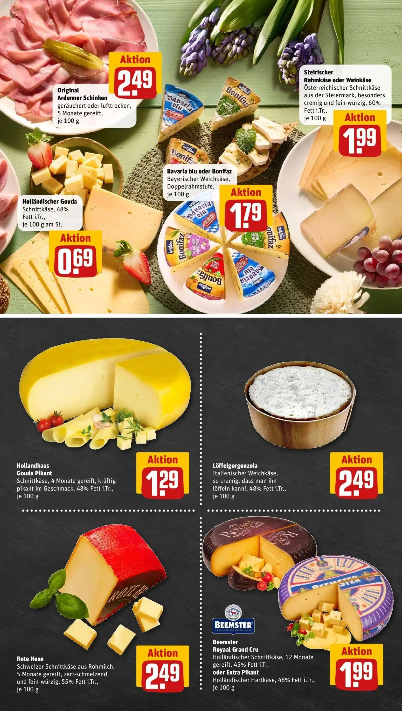 Rewe Prospekt Dortmund	 – gültig ab 23.03.2026 | Seite: 9 | Produkte: Gouda, Pfeffer, Schinken