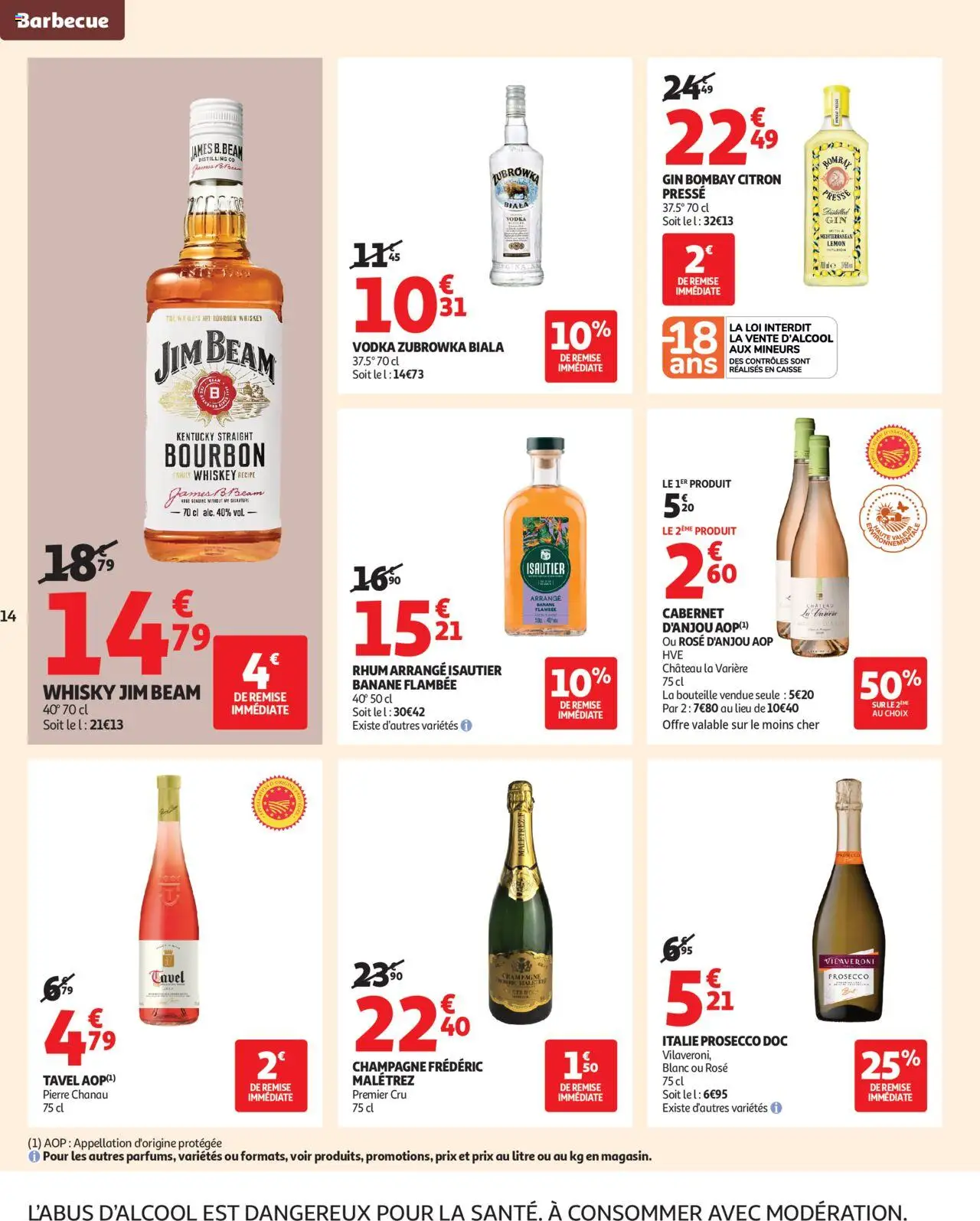  | Page: 14 | Produits: Vodka, Whisky, Barbecue, Bourbon