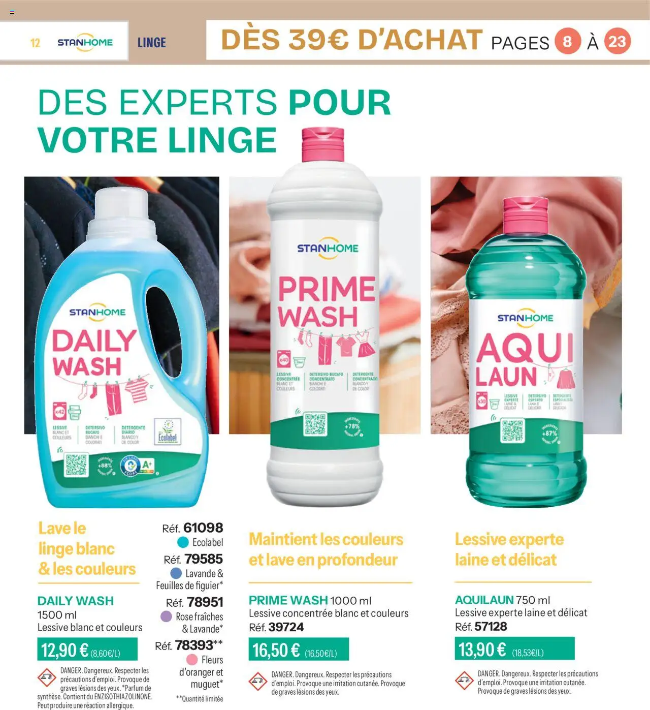 {H1} | Page: 12 | Produits: Lavande, Parfum, Détergent, Lessive