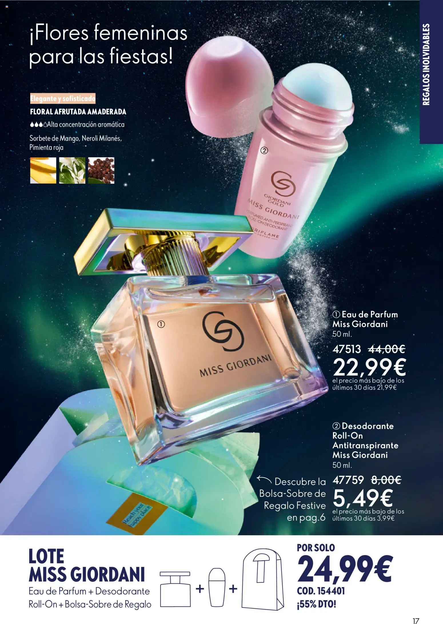 Oriflame - Catálogo Campaña 17 │ válido desde el 10.12.2025 | Página: 17 | Productos: Desodorante, Antitranspirante, Eau de parfum