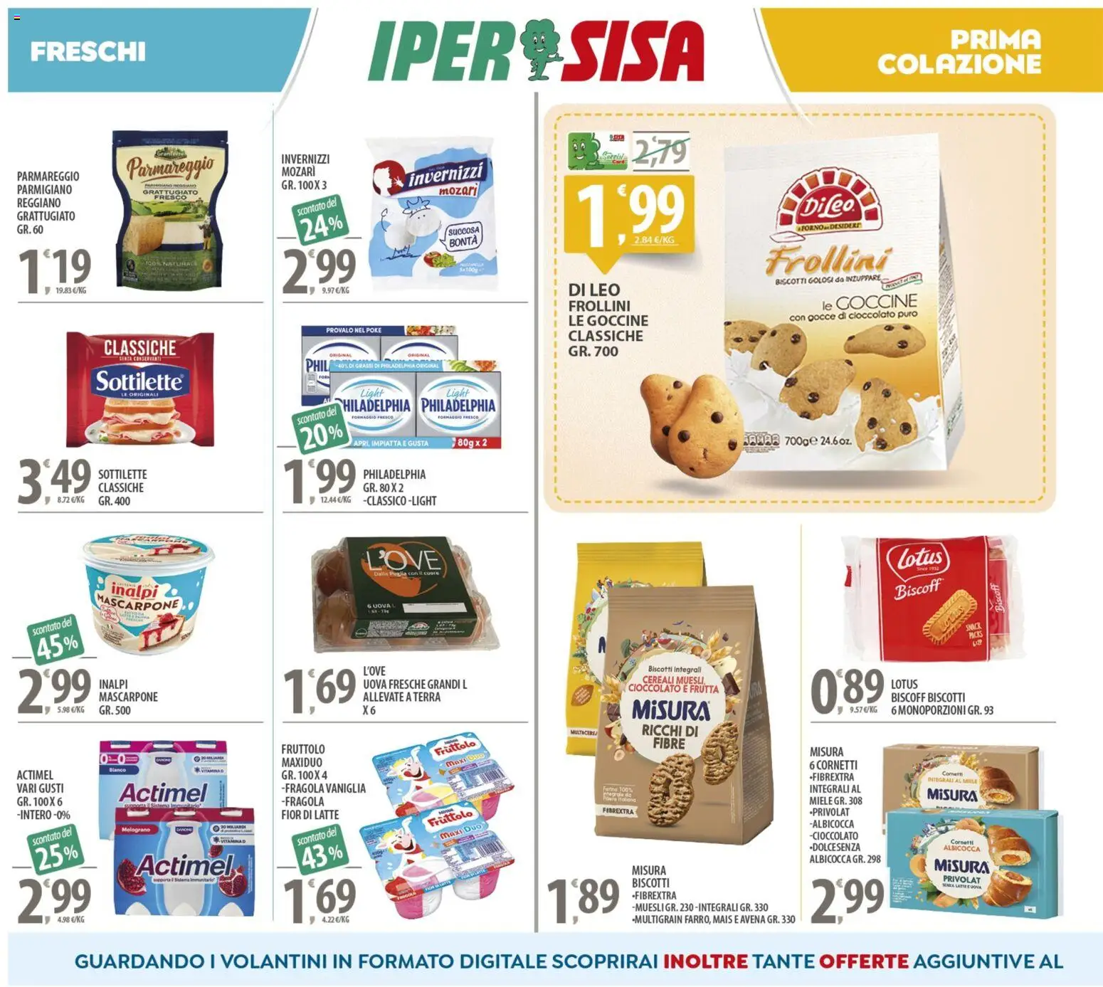Volantino SISA del 24.10.2025 | Pagina: 8 | Prodotti: Muesli, Uova, Cereali, Frutta
