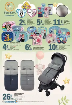 Pré-visualização E.Leclerc Especial Bebé válido de 13.01.2026 | Página: 26 | Produtos: Cinto, Mouse, Almofada, Espelho