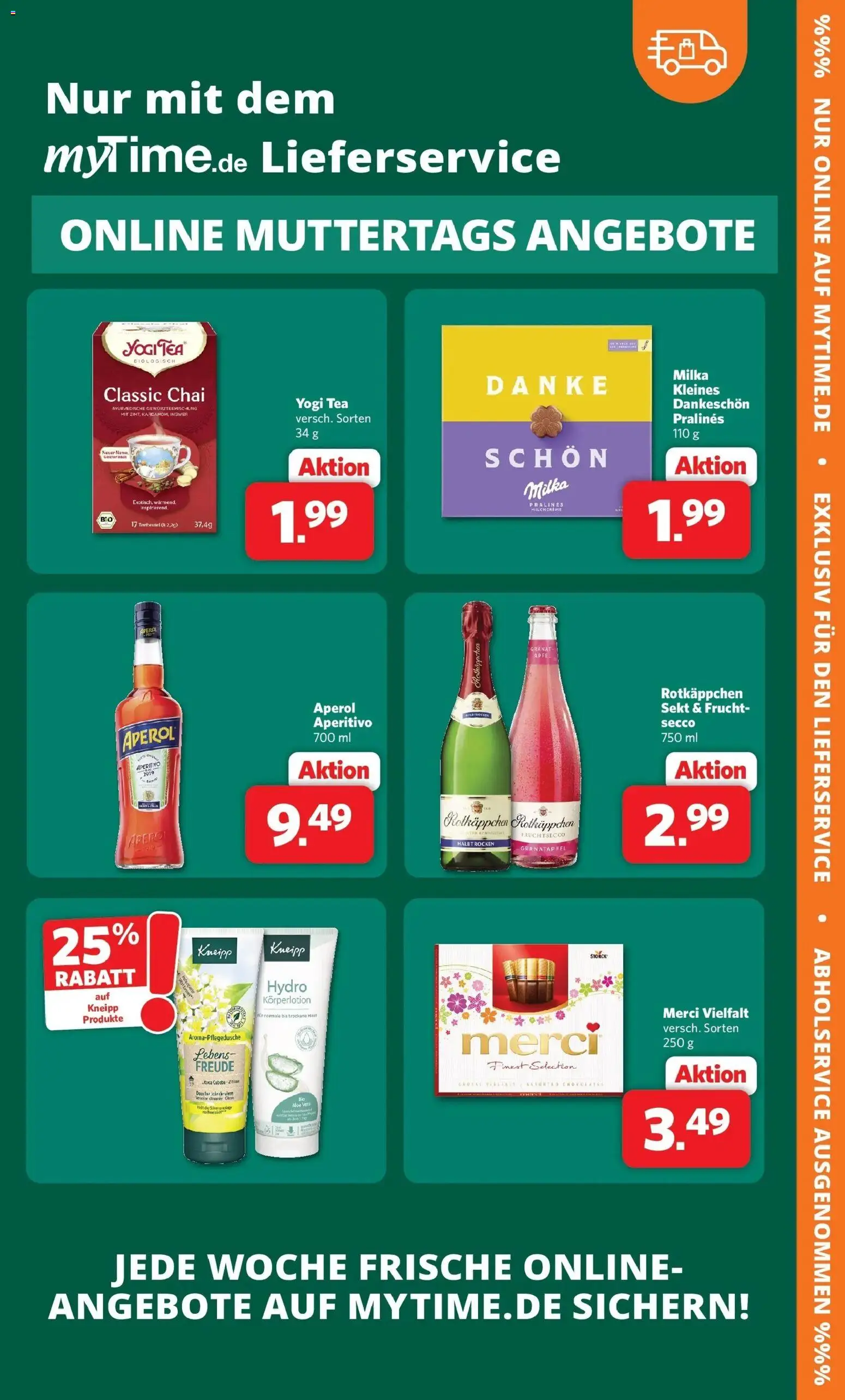 Famila Nordwest Wochenangebote – gültig ab 27.04.2026 | Seite: 45 | Produkte: Merci, Sekt, Milka, Körperlotion