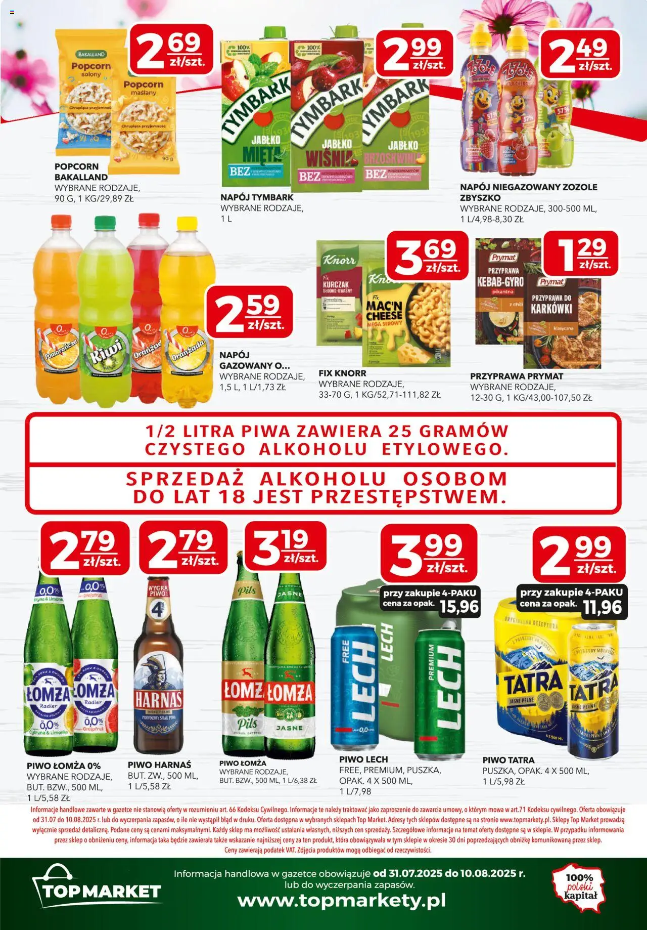 Top Market Gazetka mini od 31.07.2025 | Strona: 2 | Produkty: Cytryna, Kurczak, Popcorn, Kiwi