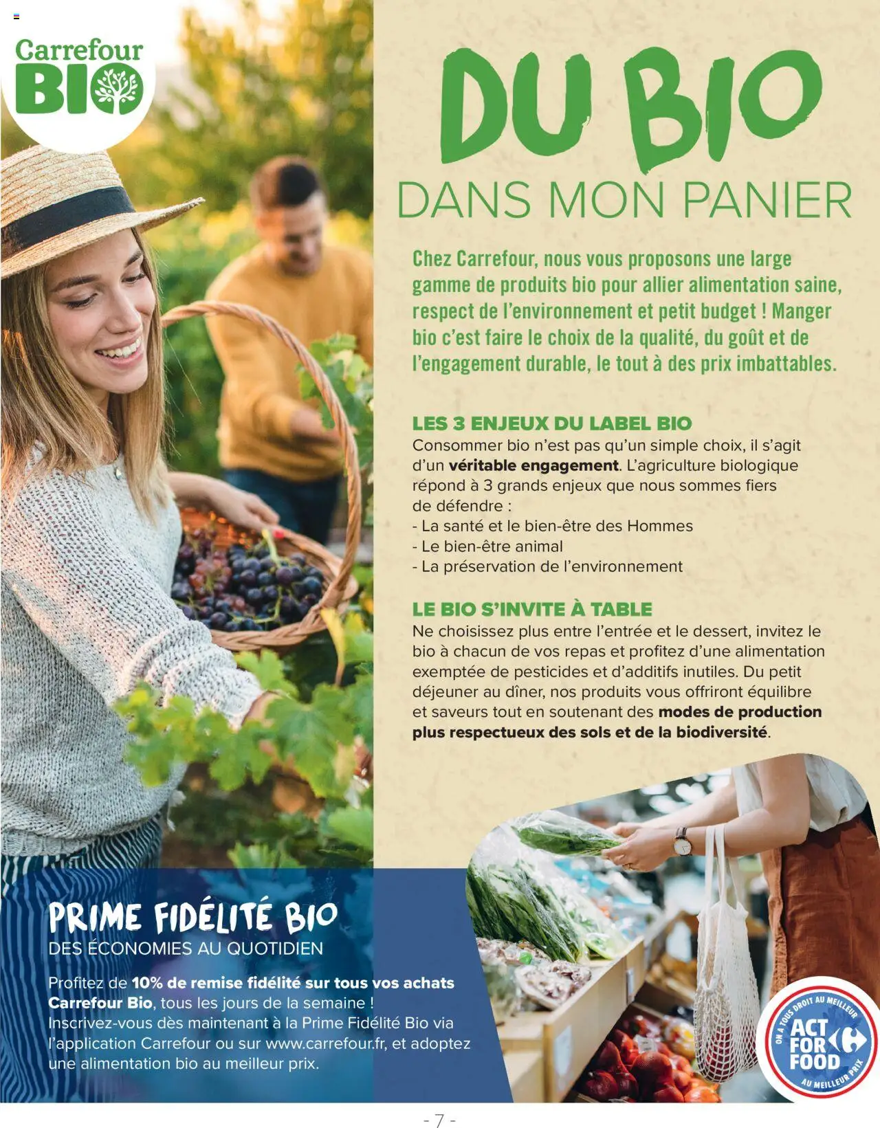 {H1} | Page: 7 | Produits: Table, Panier