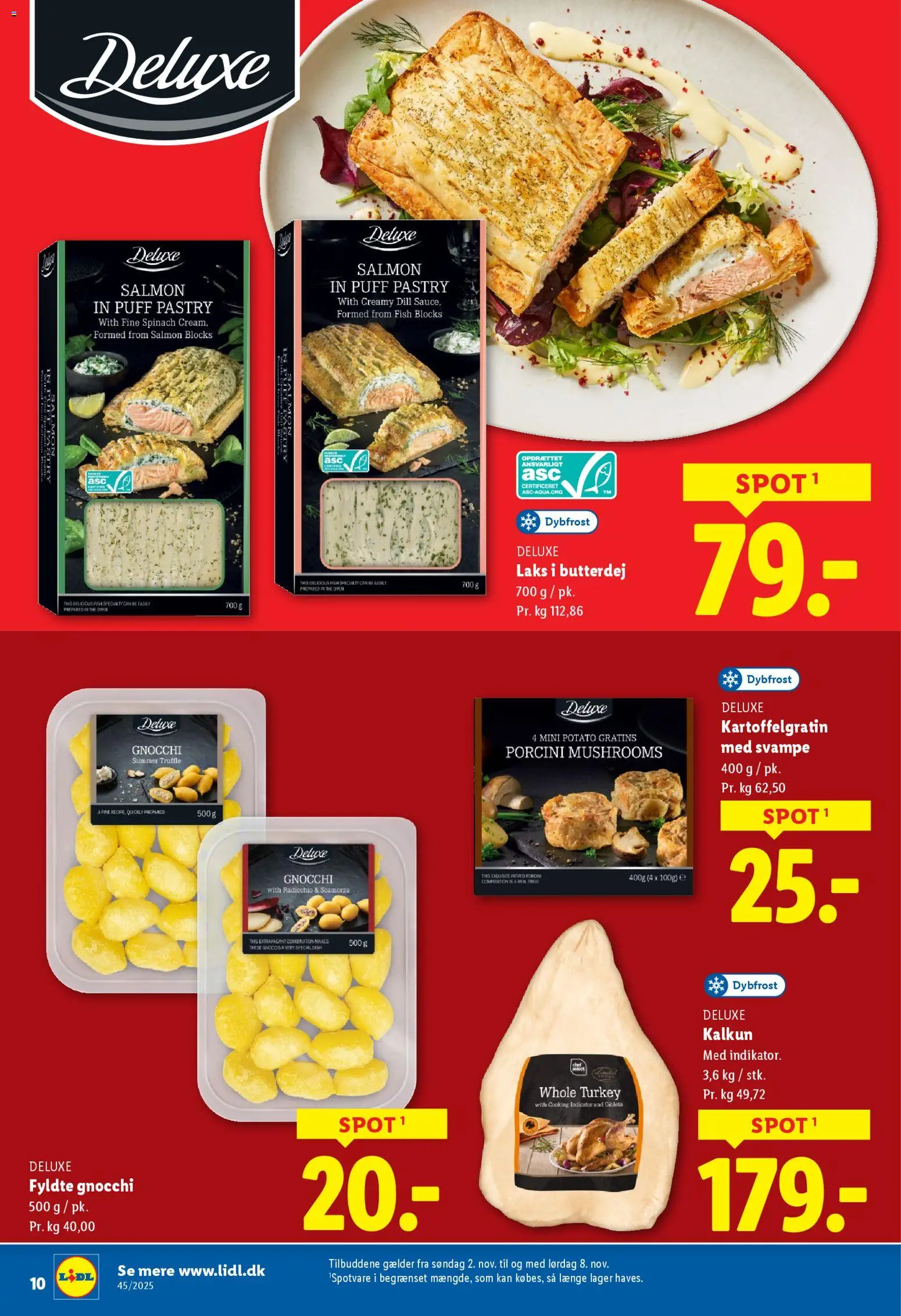 Lidl tilbudsavis – gyldig fra 06.11.2025 | Side: 25 | Produkter: Butterdej, Kalkun, Is, Søm
