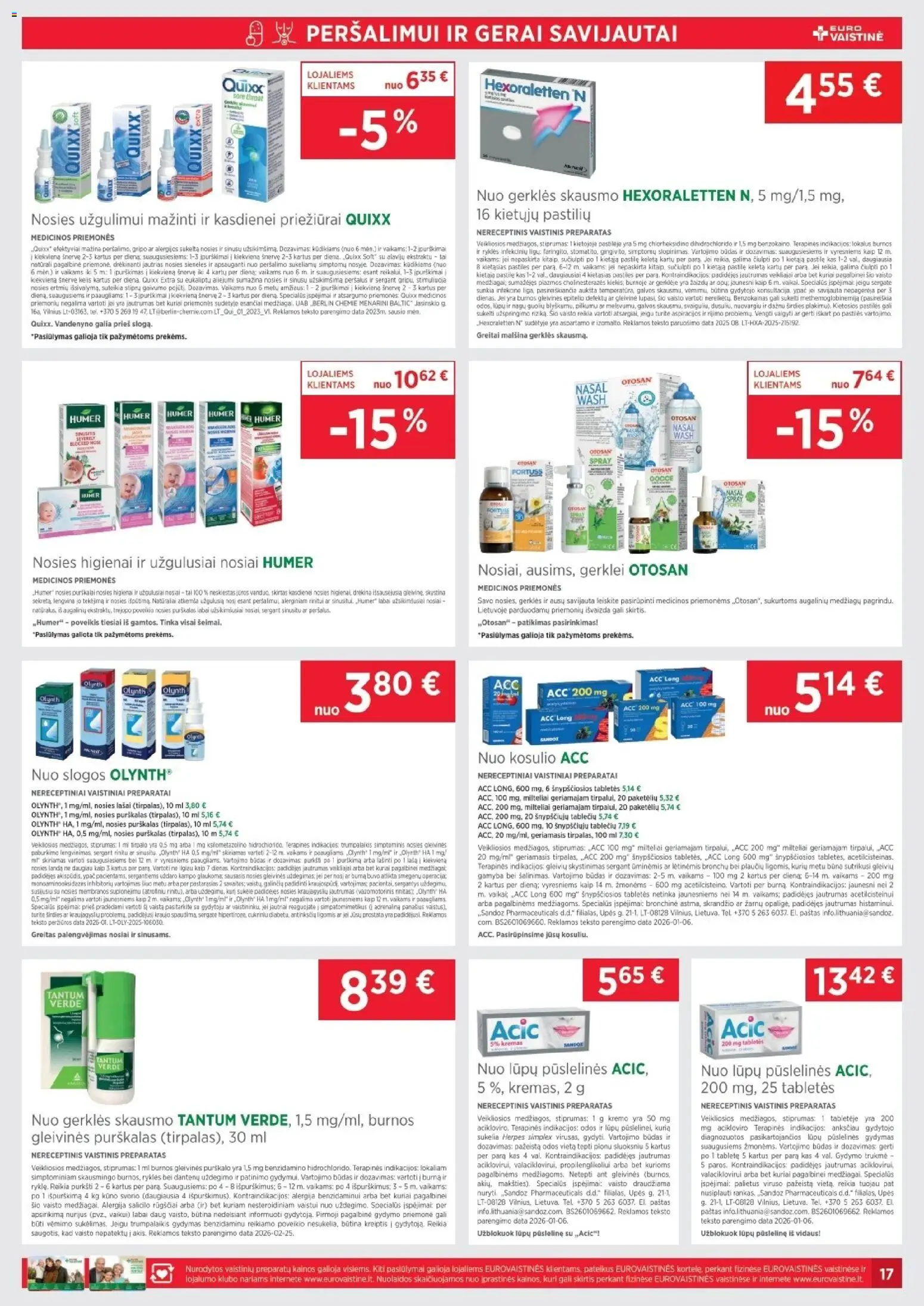 EUROVAISTINĖ akcijos nuo 31.03.2026 | Puslapis: 17 | Prekių: Kremas