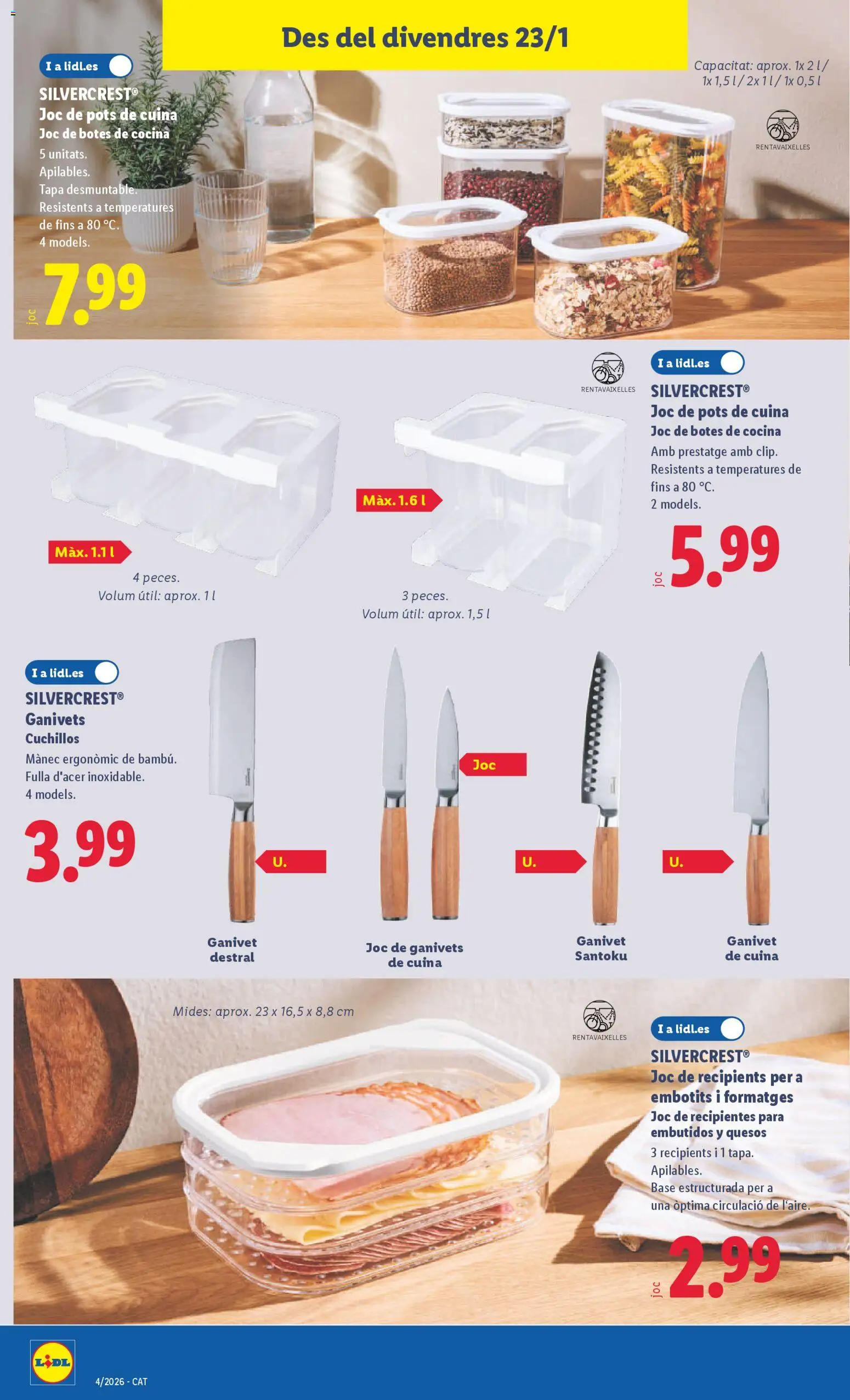 Lidl folleto de bazar │ válido desde el 19.01.2026 | Página: 28 | Productos: Νυχτικό, Cocina