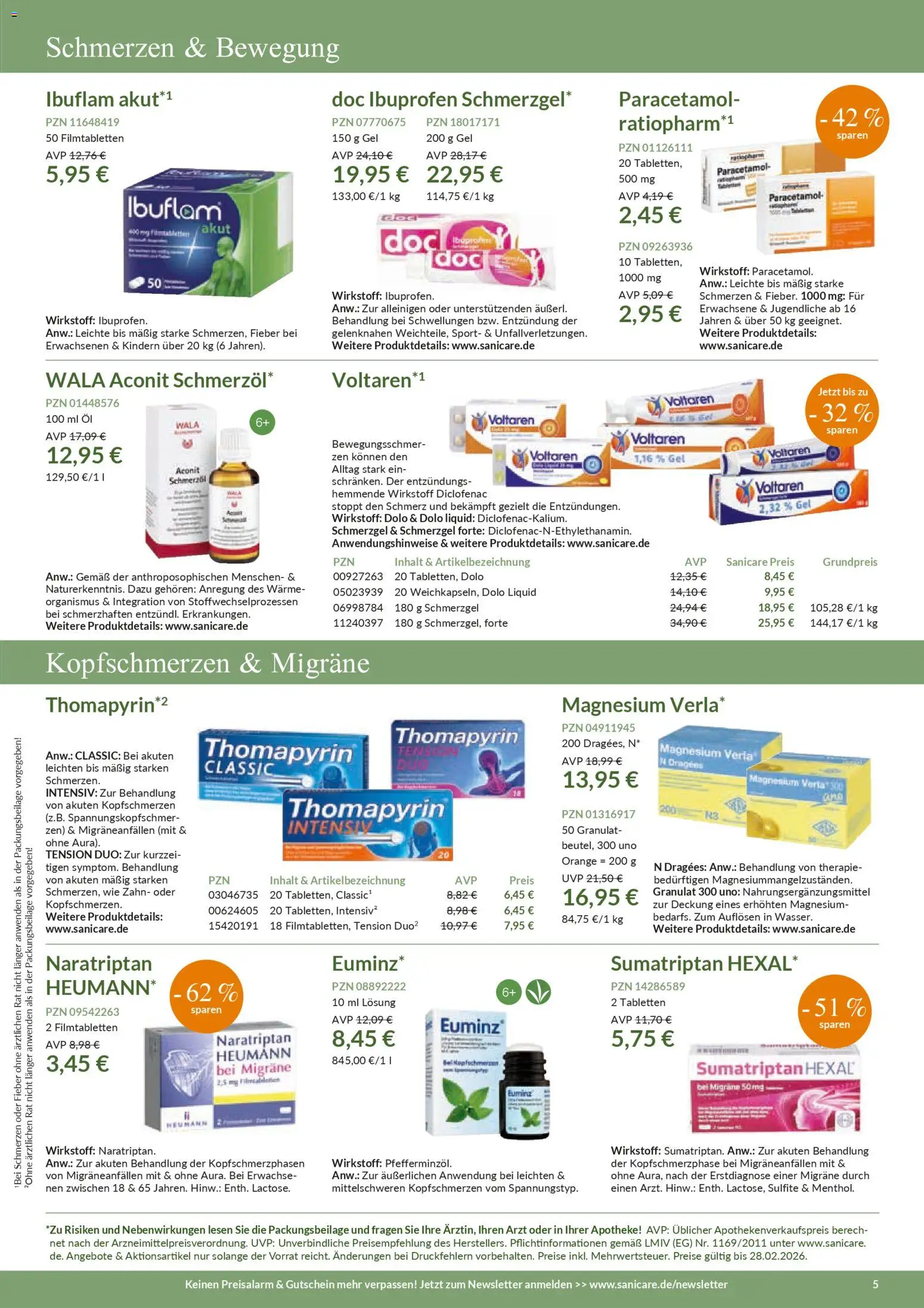 Sanicare Prospekt 	 – gültig ab 04.02.2026 | Seite: 5 | Produkte: Öl