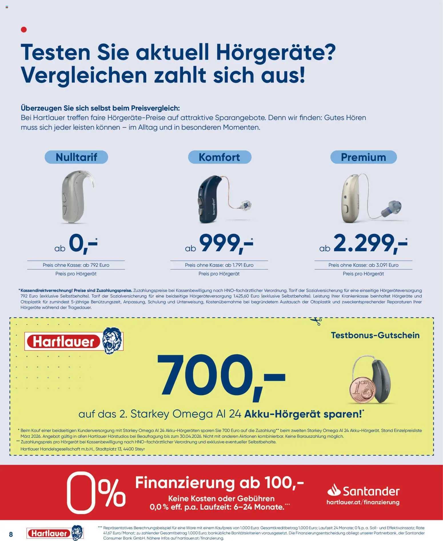 Hartlauer Hörgeräte gültig ab 23.03.2026 | Seite: 8