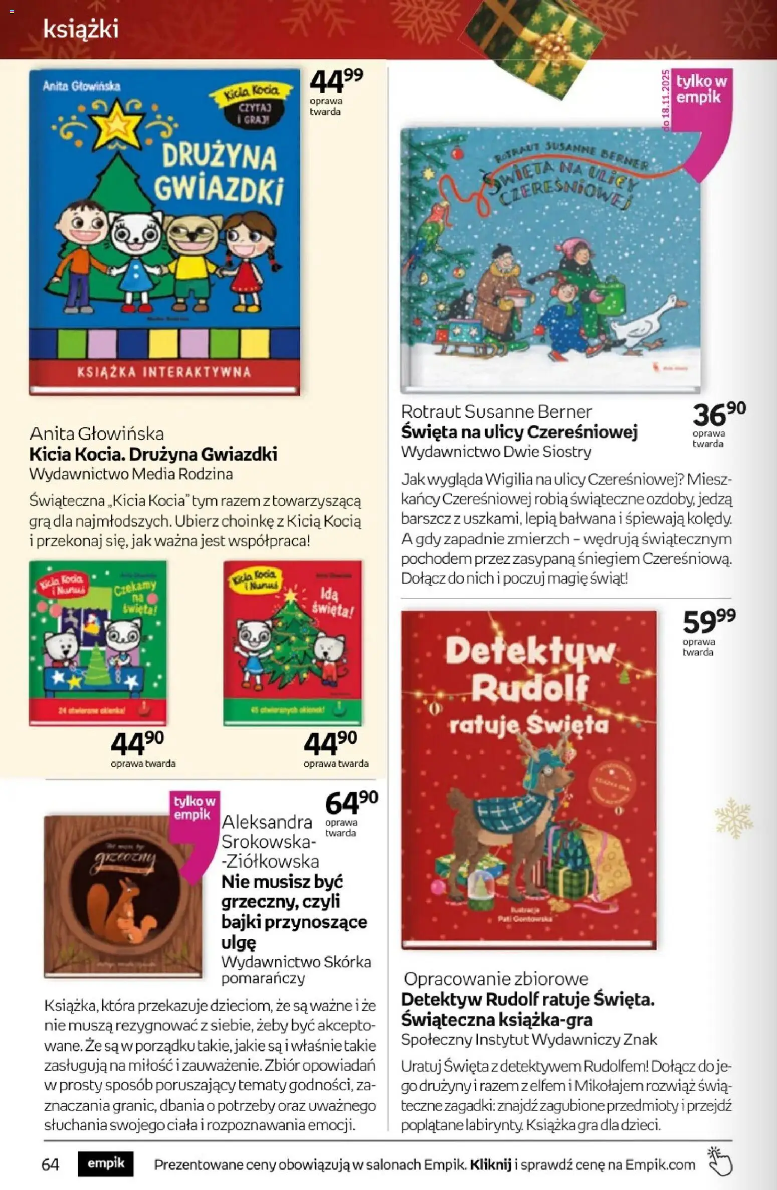 Empik Black Friday od 12.11.2025 | Strona: 64 | Produkty: Barszcz, Gra, Książki