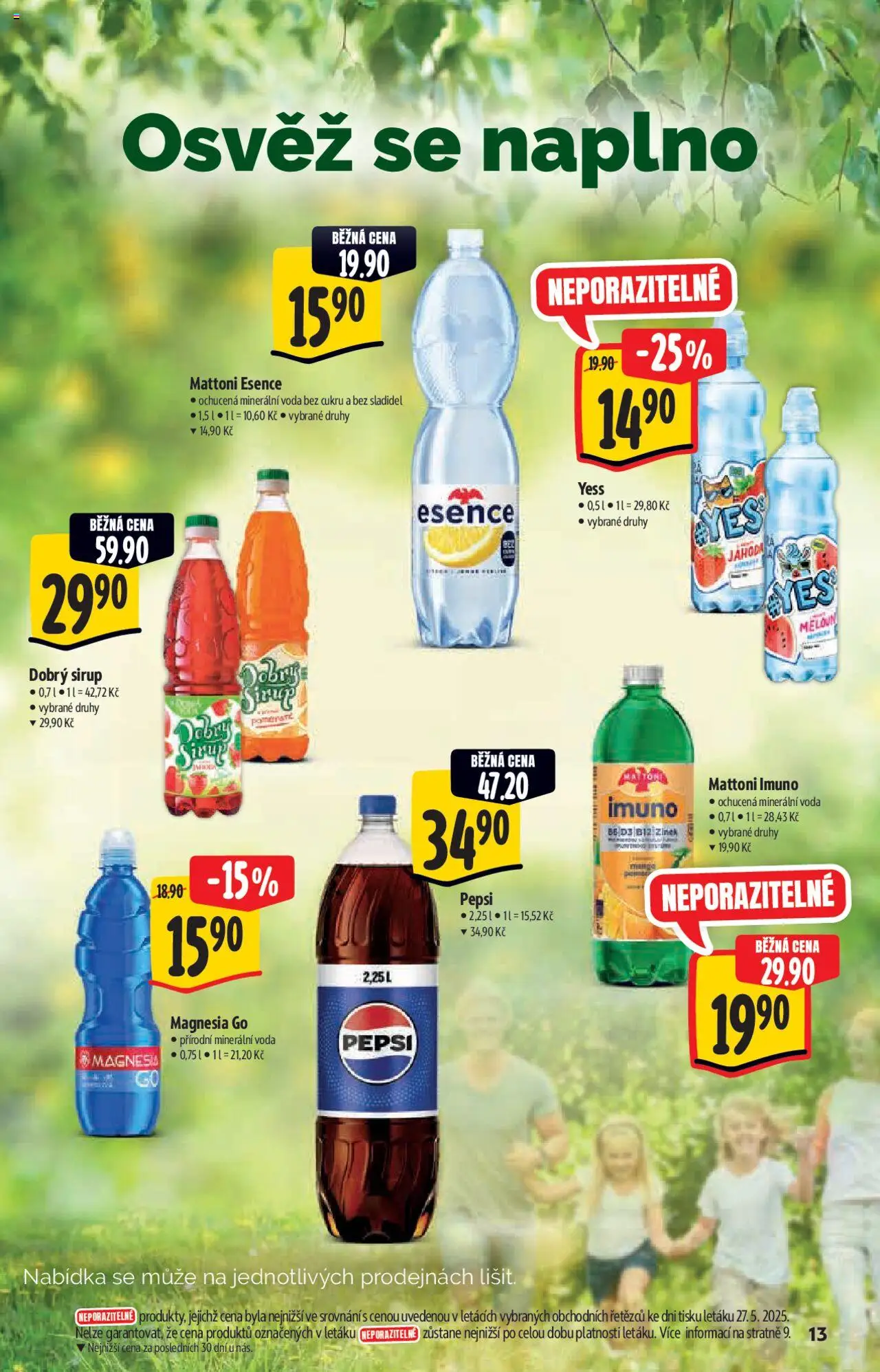 Albert katalog - Supermarket od 04.06.2025 | Strana: 13 | Produkty: Mattoni, Voda, Magnesia, Mattoni Esence