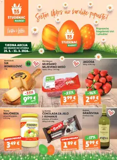 Tjedna akcija Studenac - Pregled kataloga iz trgovine Studenac, vrijedi od 25.03.2026
