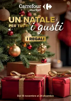 Anteprima del volantino Carrefour Market - Natale regalo - Roma catalogo valido a partire dal 13.11.2025