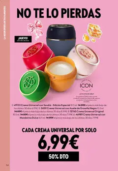 Vista previa Oriflame - Catálogo Campaña 5 válido desde el 01.04.2026 | Página: 54 | Productos: Aceite, Crema, Té, Sandía