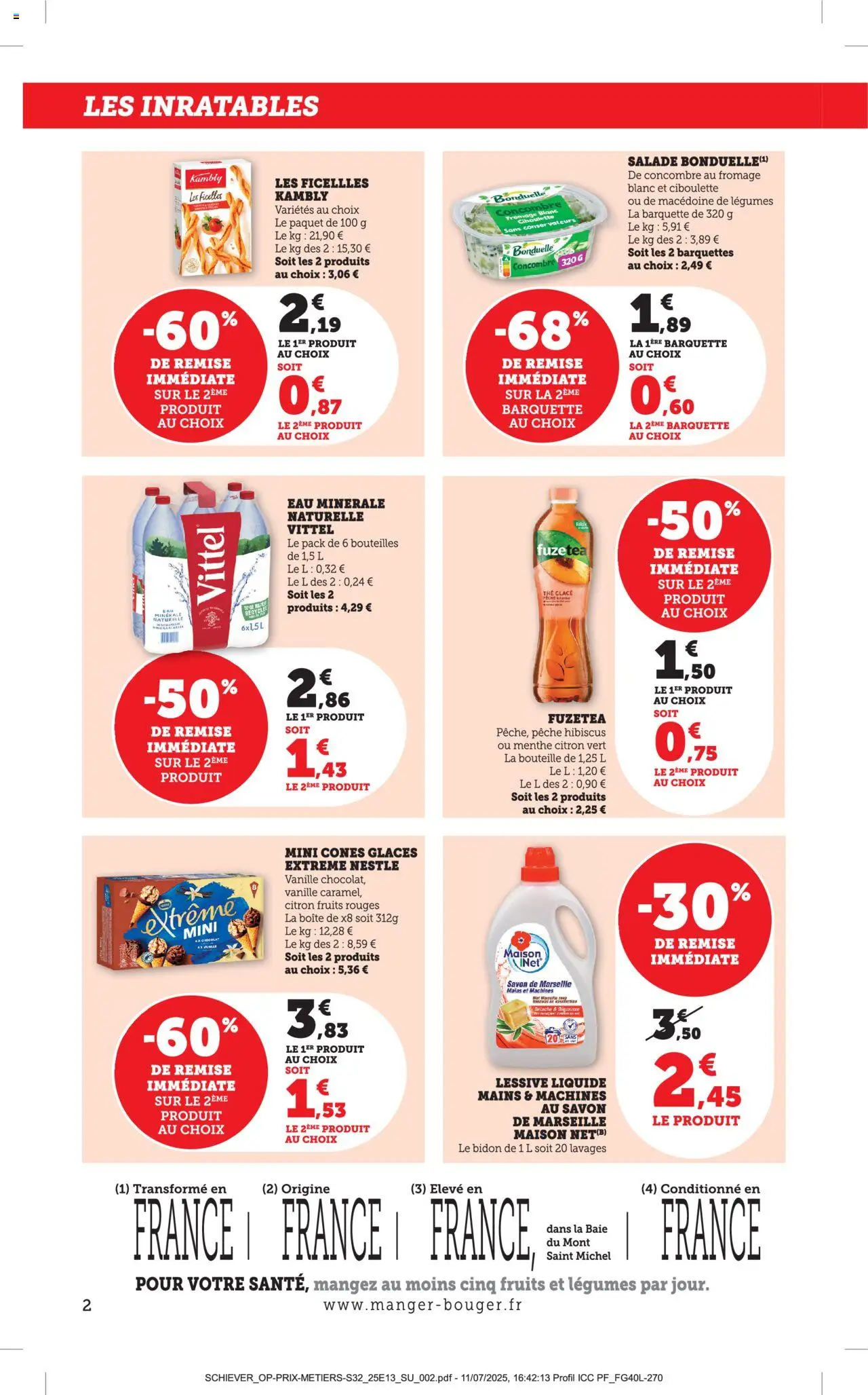  | Page: 2 | Produits: Savon, Lessive Liquide, Fromage blanc, Vittel