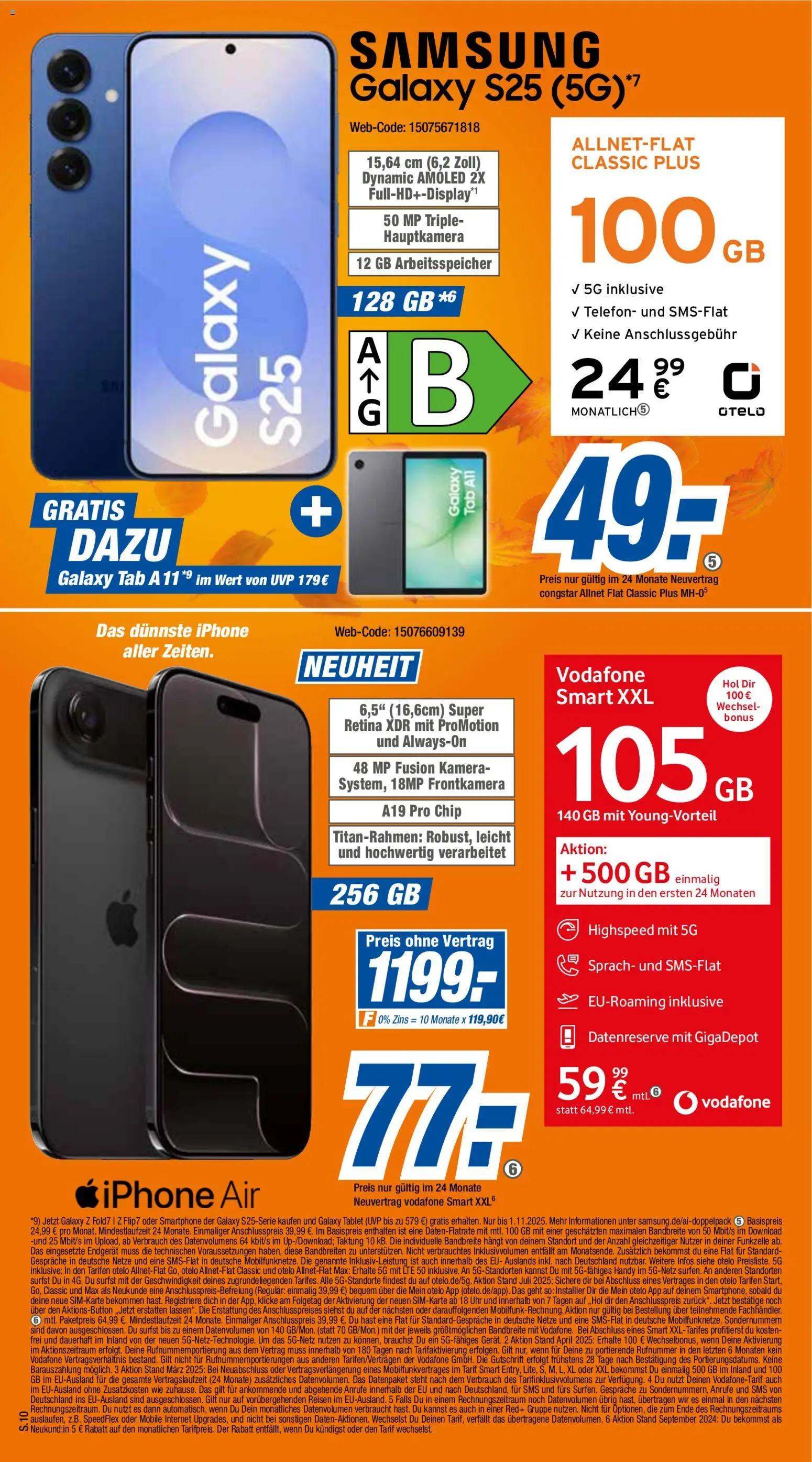 Expert Prospekt 	 – gültig ab 25.10.2025 | Seite: 10 | Produkte: Samsung, Iphone, Smartphone, Tablet