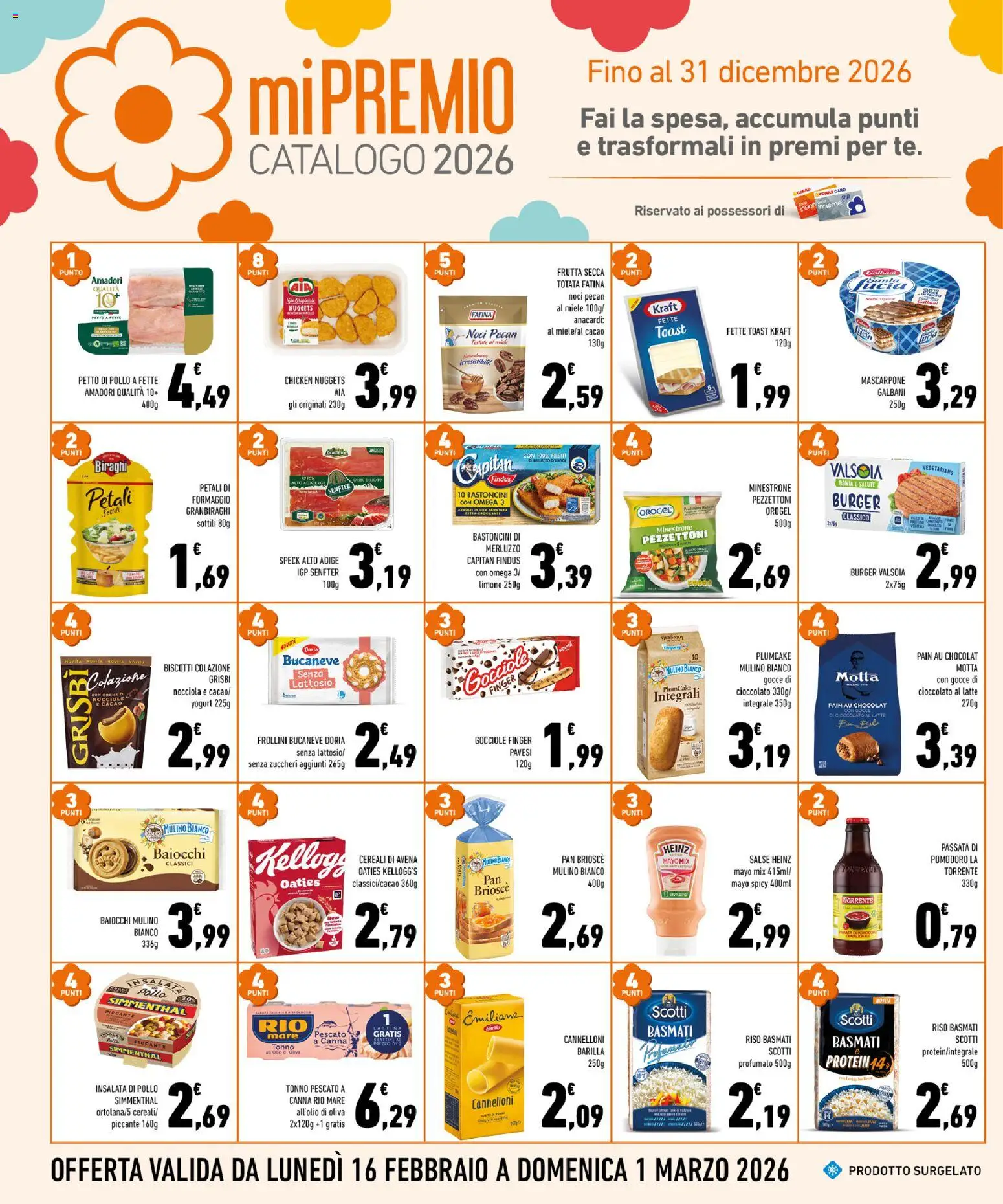 Volantino Conad del 18.02.2026 | Pagina: 6 | Prodotti: Insalata, Latte, Cacao, Miele
