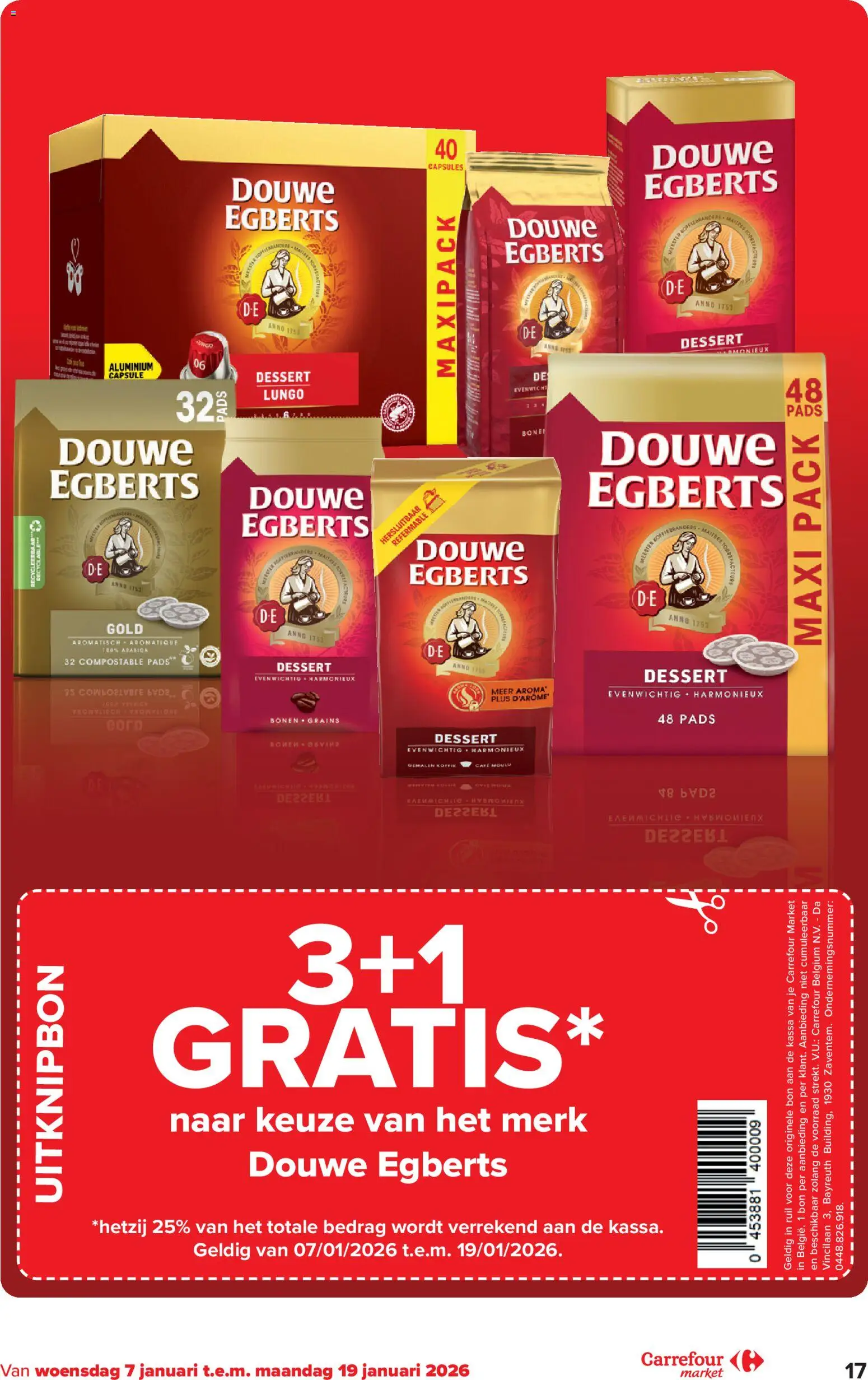 {H1} | Pagina: 17 | Producten: Csirkecombfile, Rooibos tea, Pads, Koffie