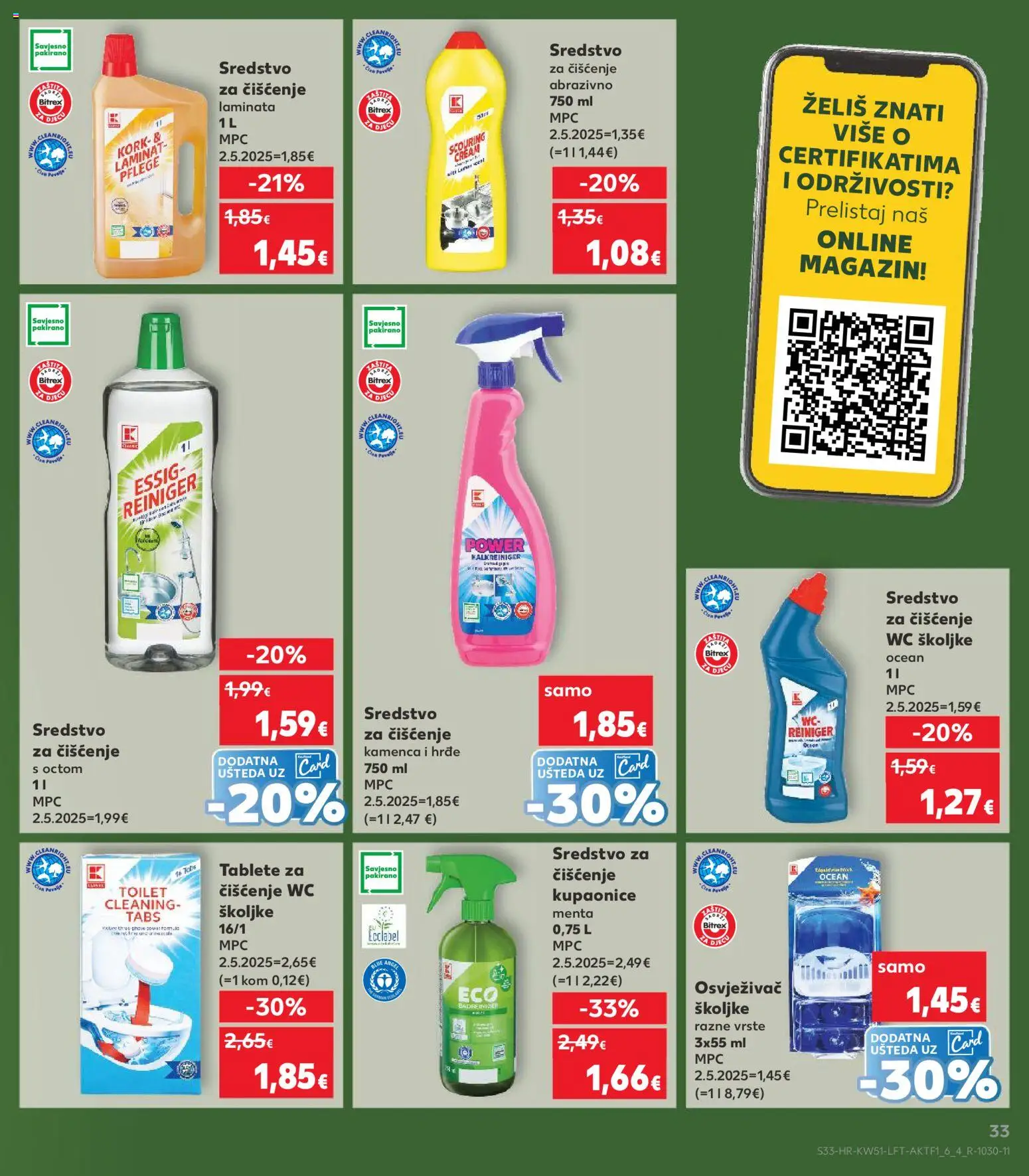 Kaufland katalog | vrijedi od 17.12.2025 | Stranica: 33 | Proizvodi: Laminat