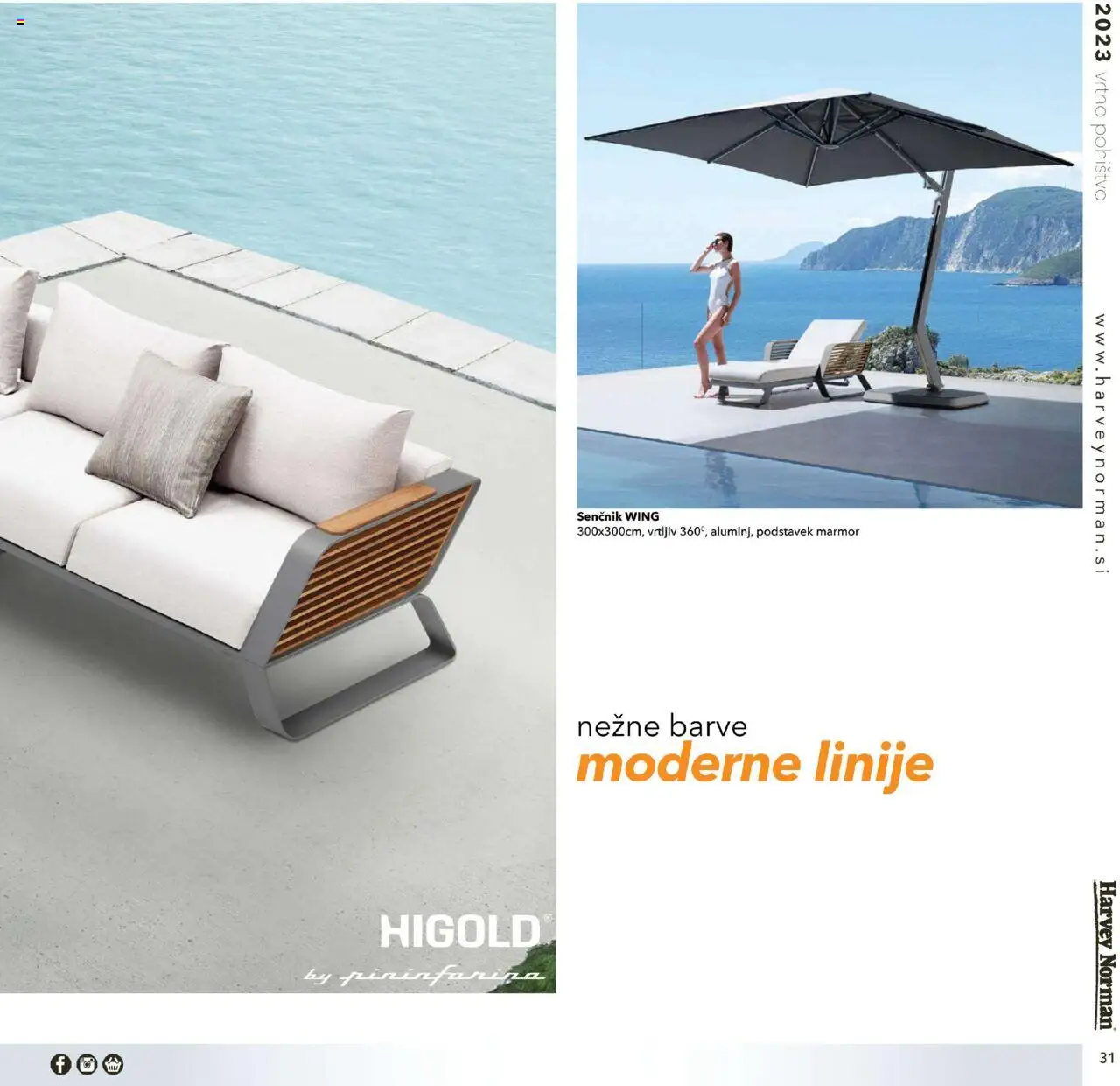 Harvey Norman - Katalog - Vrtno pohištvo │ velja od 01.03.2023 | Stran: 31