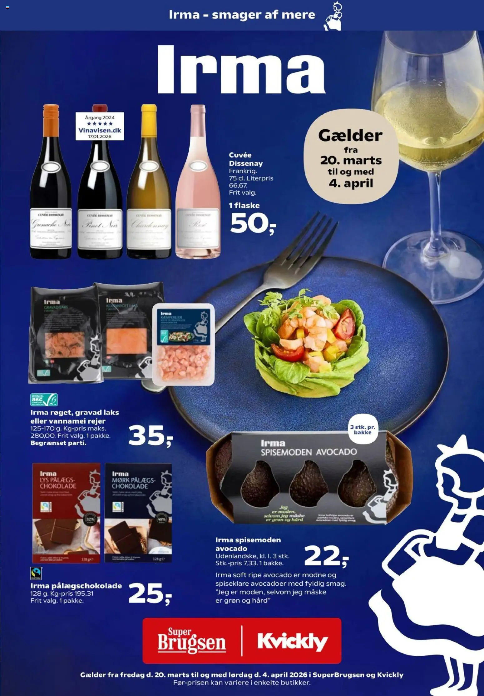 Super Brugsen tilbudsavis – gyldig fra 19.03.2026 | Side: 39 | Produkter: Maske, Chokolade, Pålægschokolade, Rejer