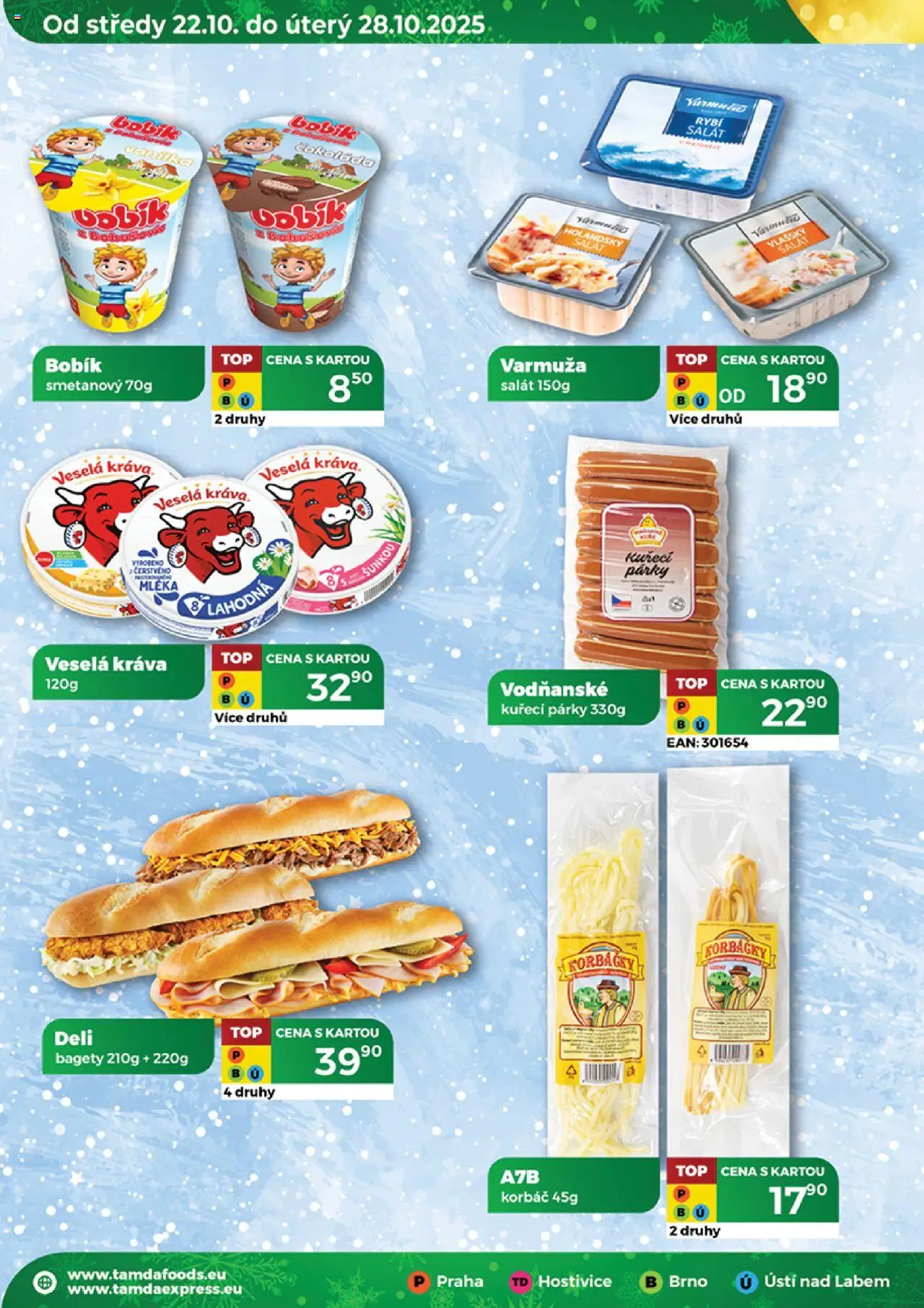 Tamda Foods leták od 22.10.2025 | Strana: 50 | Produkty: Čokoláda, Rybí salát, Salát, Bagety