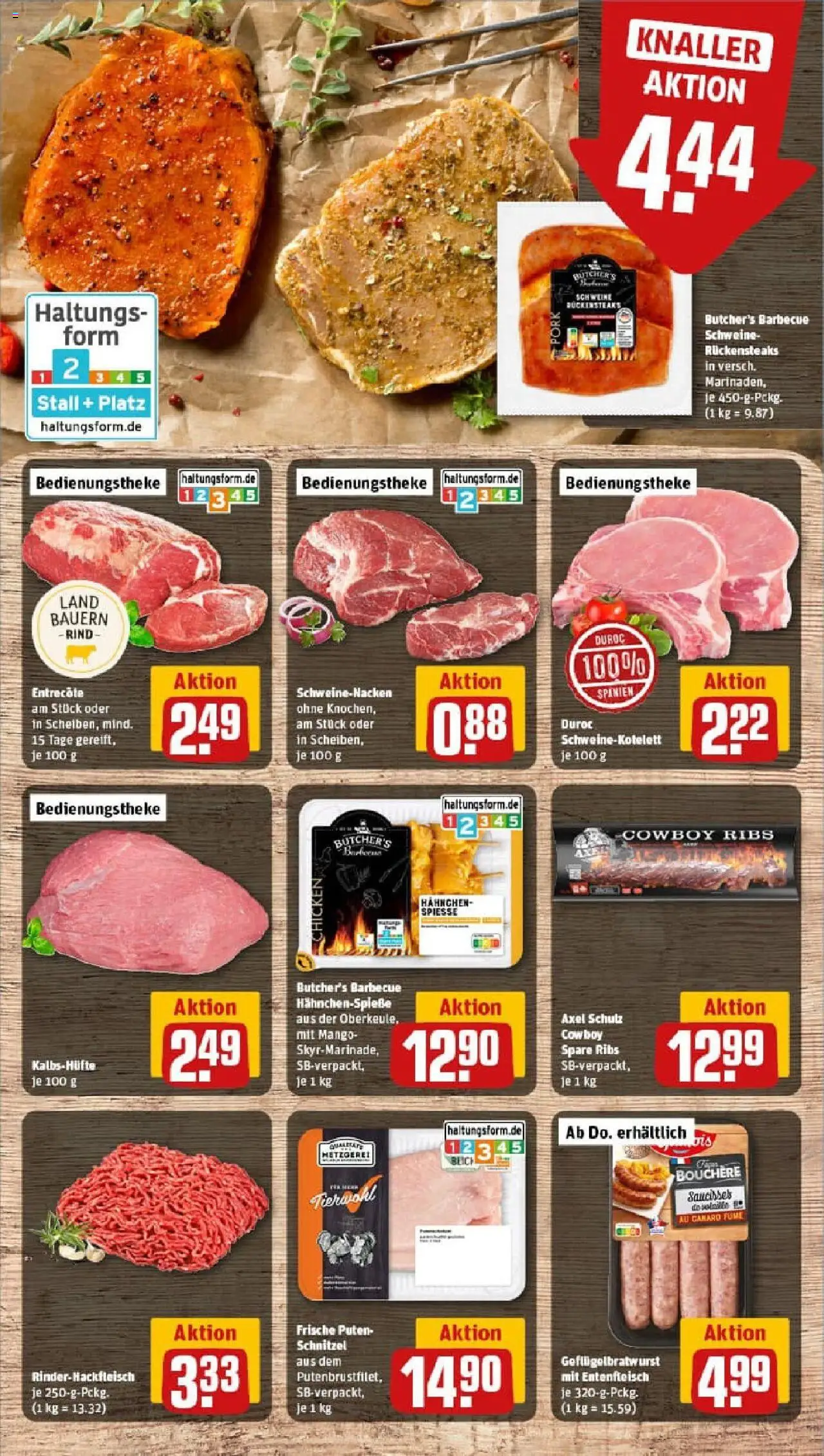 Rewe prospekt Adelsheim	 - gültig ab dem 29.06.2025 | Seite: 10 | Produkte: Spare ribs, Schweinenacken, Schnitzel, Mango