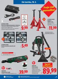 Lidl katalog akcije – veljaven od 19.03.2026 | Stran: 23 | Izdelki: Akumulator, Polnilnik, Žarnice, Sesalnik