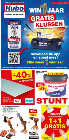 Hubo folder - Voorbeeld van een folder van Hubo, geldig van 29.12.2024