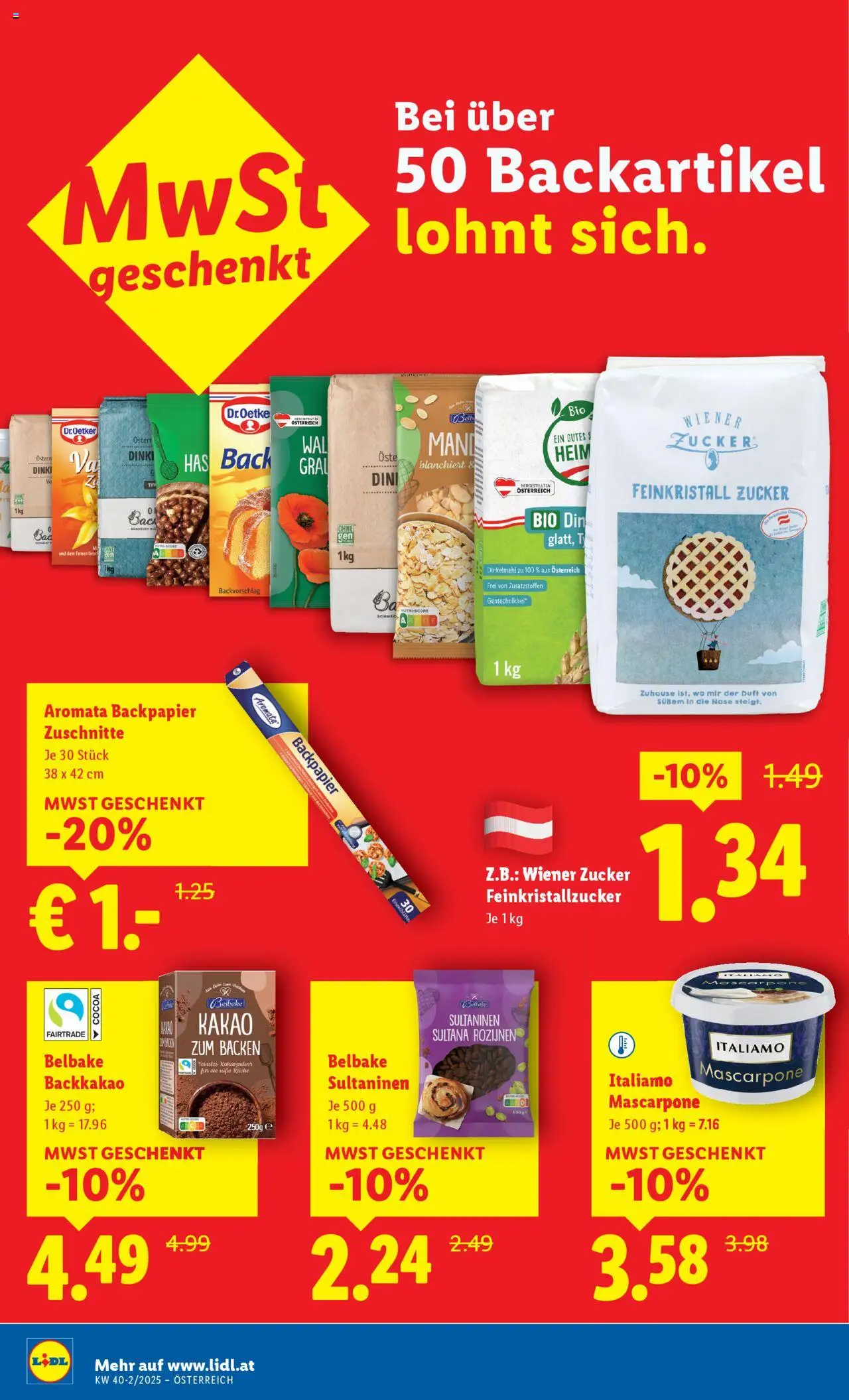 Lidl - Flugblatt gültig ab 02.10.2025 | Seite: 18 | Produkte: Zucker, Duft