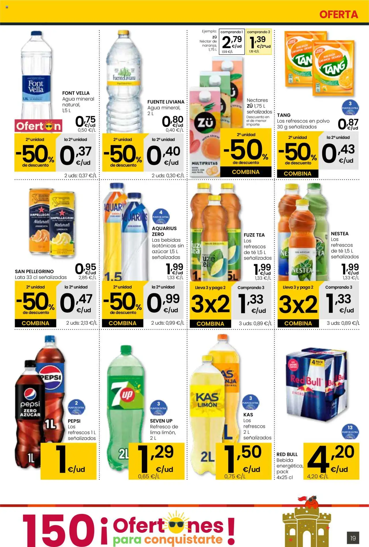 Eroski - Para conquistarte Center │ válido desde el 14.08.2025 | Página: 19 | Productos: Polvo, Lima, Té, Néctar