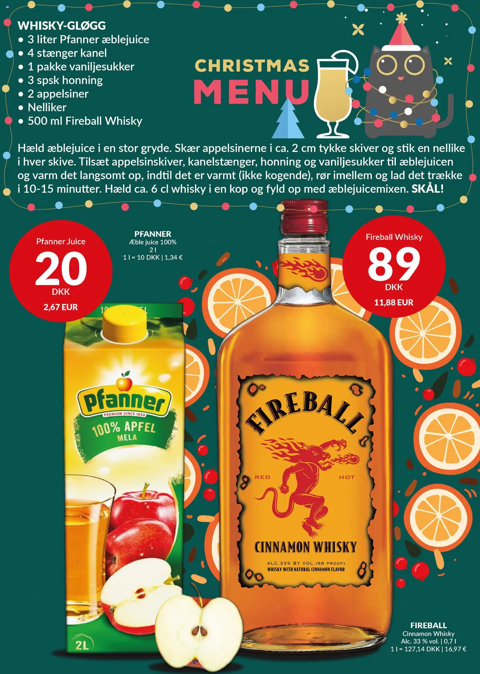 Nielsen Discount tilbudsavis – gyldig fra 27.11.2025 | Side: 19 | Produkter: Appelsiner, Kanel, Whisky, Stik