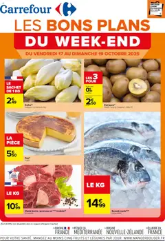 Carrefour - Prévisualisation de Carrefour catalogue les bons plans du week-end valide à partir de 17.10.2025