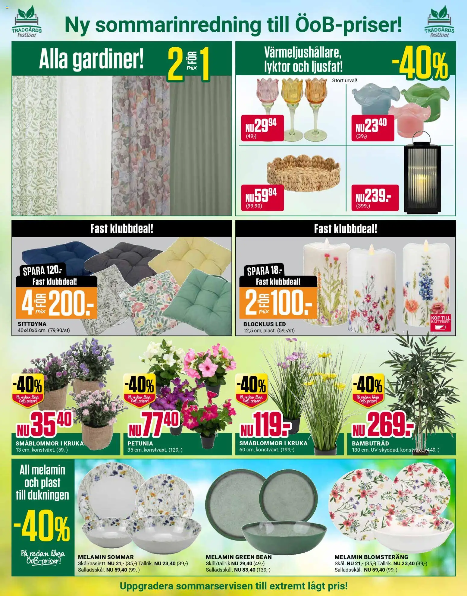 ÖoB reklamblad aktuell från 27.04.2026 | Sida: 8 | Produkter: Batterier, Konstväxt, Kruka