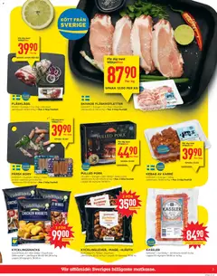 FLÄSKLÄGG, Sverige Ca 1,5kg Rimmad. Max 3 förp/hushåll - Förhandsvisning av reklamblad från butik Willys aktuell från 05.01.2026 | Sida: 3