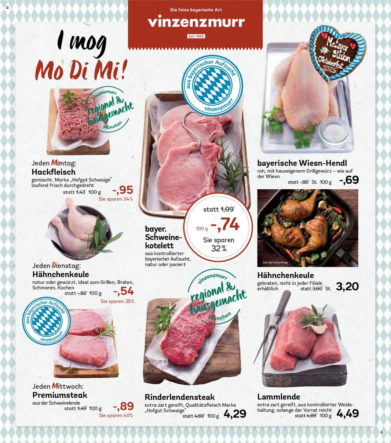 AEZ Prospekt 	 – gültig ab 22.09.2025 | Seite: 5 | Produkte: Hackfleisch