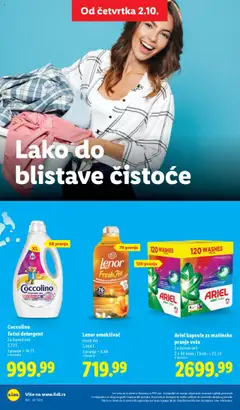 Ariel kapsule za mašinsko pranje veša, Za šareni veš 2 x 60 kom. - pregled Lidl kataloga - važi od 16.10.2025 | Strana: 16